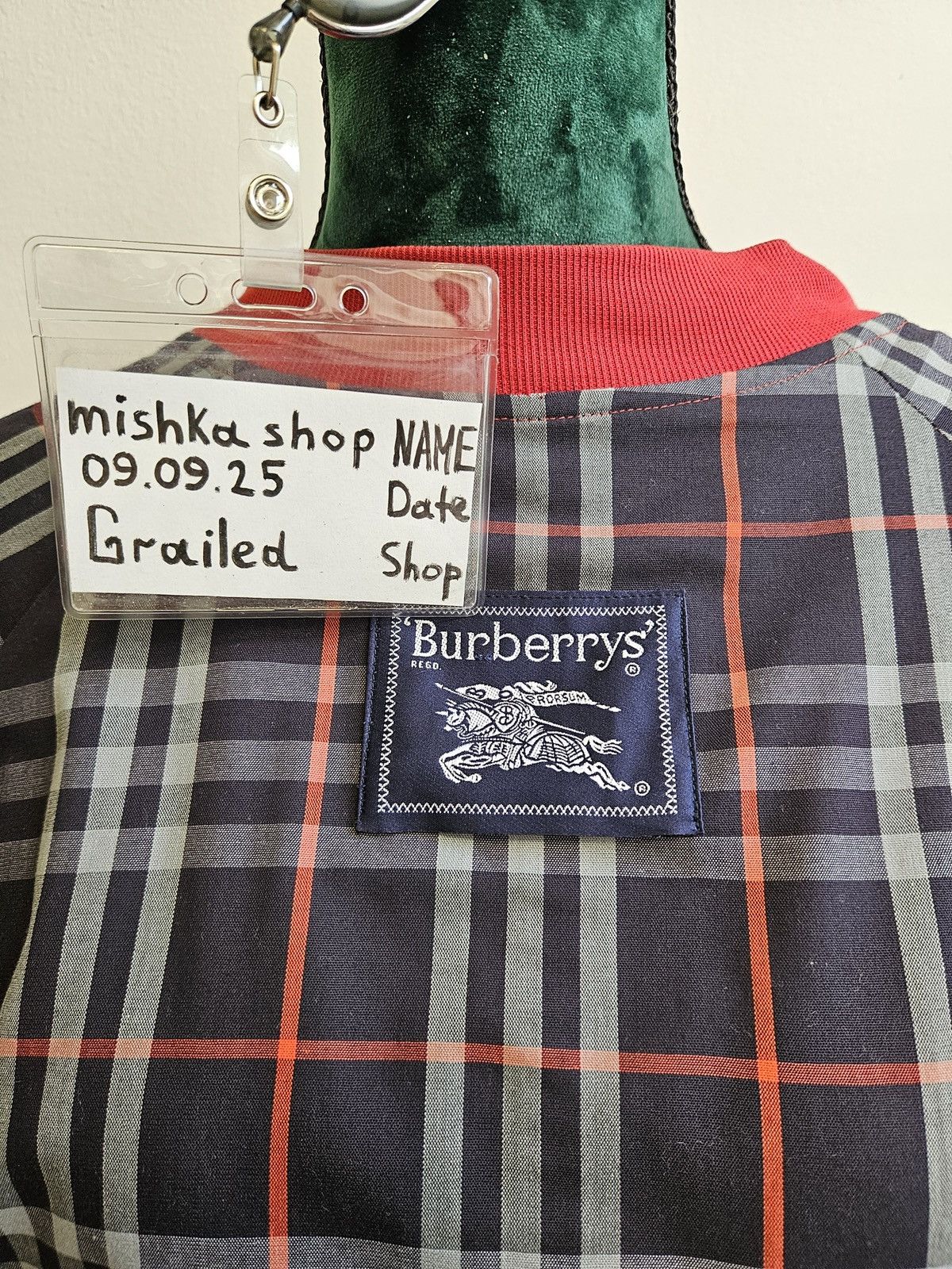 Burberry Bomber Burberrys’— Designer Burberry vintage Size US M / EU 48-50 / 2 - 10 Thumbnail