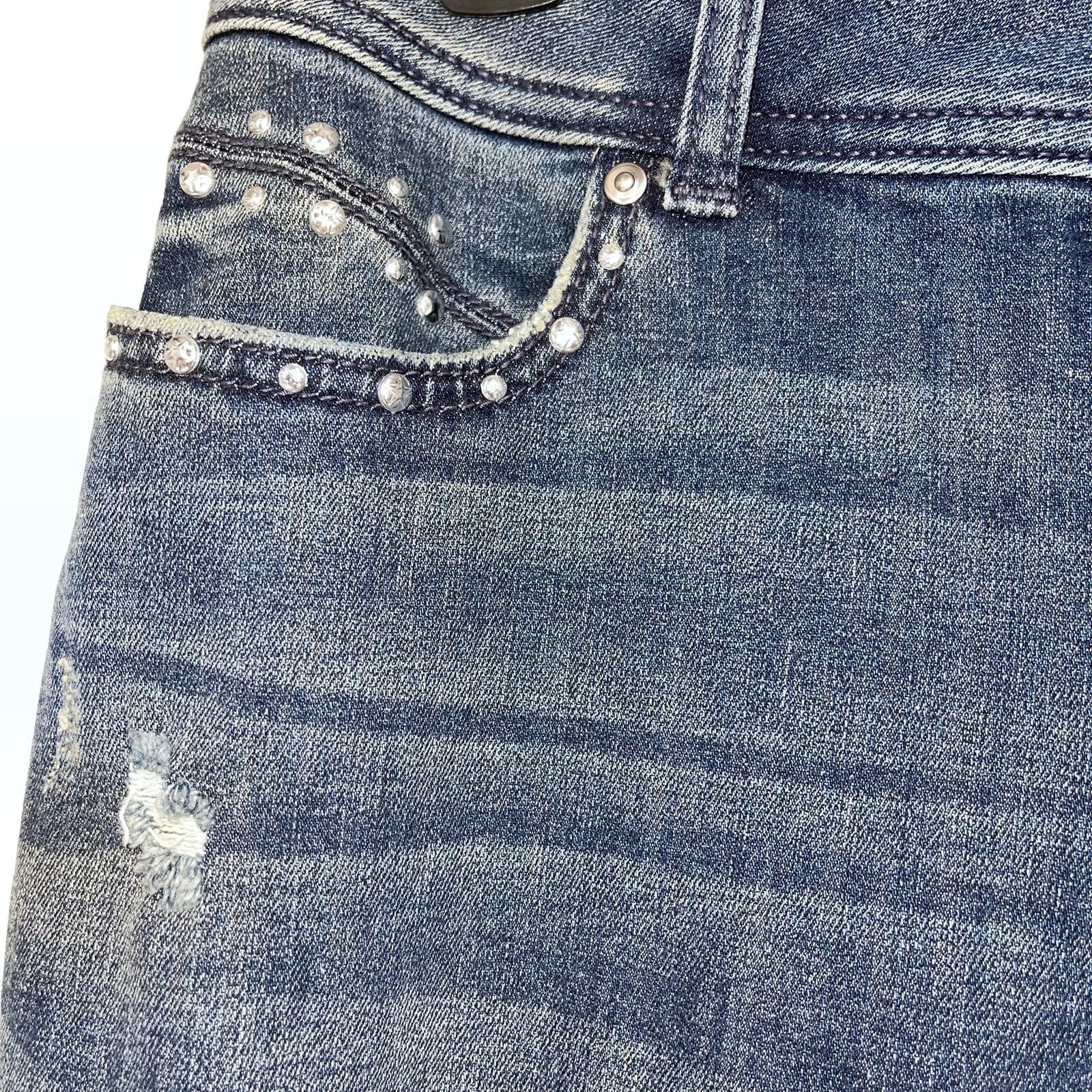 I.N.C INC Skinny Leg Curvy Fit Skinny Leg Embellished Jeans Size 6 Size 28" / US 6 / IT 42 - 5 Thumbnail