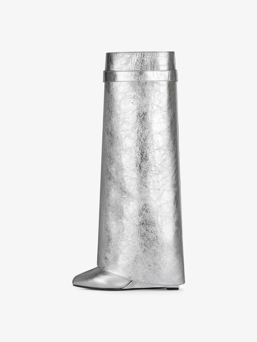 Givenchy o1srvl11e0525 Shark Lock Pant Boots 90mm in Silver Size US 9.5 / IT 39.5 - 4 Thumbnail