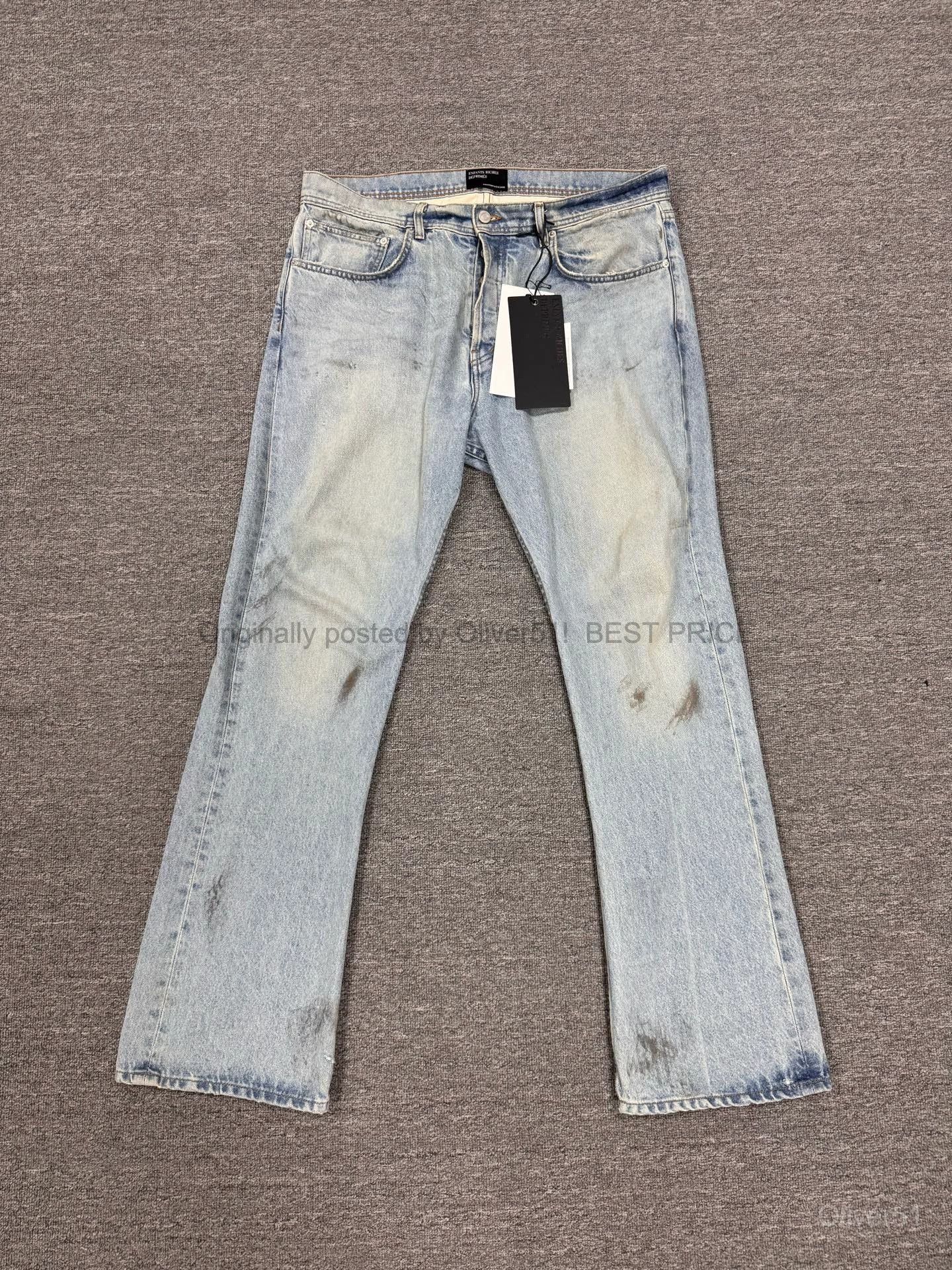 Enfants Riches Deprimes Enfants Riches Deprimes Mud Dye Distressed Jeans KKKK26/2610 Size US 36 / EU 52 - 1 Thumbnail