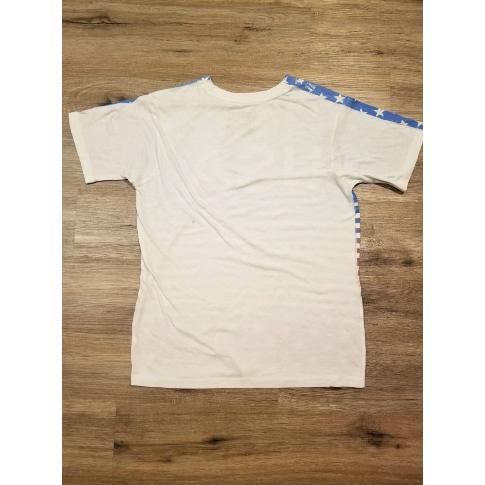 Vintage Urban Pipeline T-Shirt Men Short Sleeve Crew Neck USA Stars And Stripes Size Medium White Size US M / EU 48-50 / 2 - 2 Thumbnail