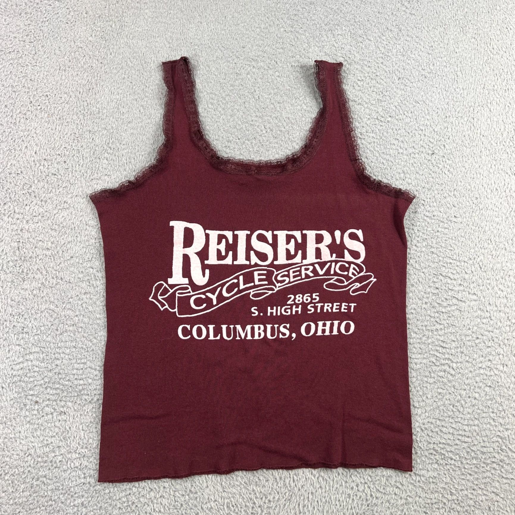 Native Vintage 3D Emblem Tank Top Biker Chick Native Aztec 90s Maroon Size XL Size XL / US 12-14 / IT 48-50 - 4 Thumbnail