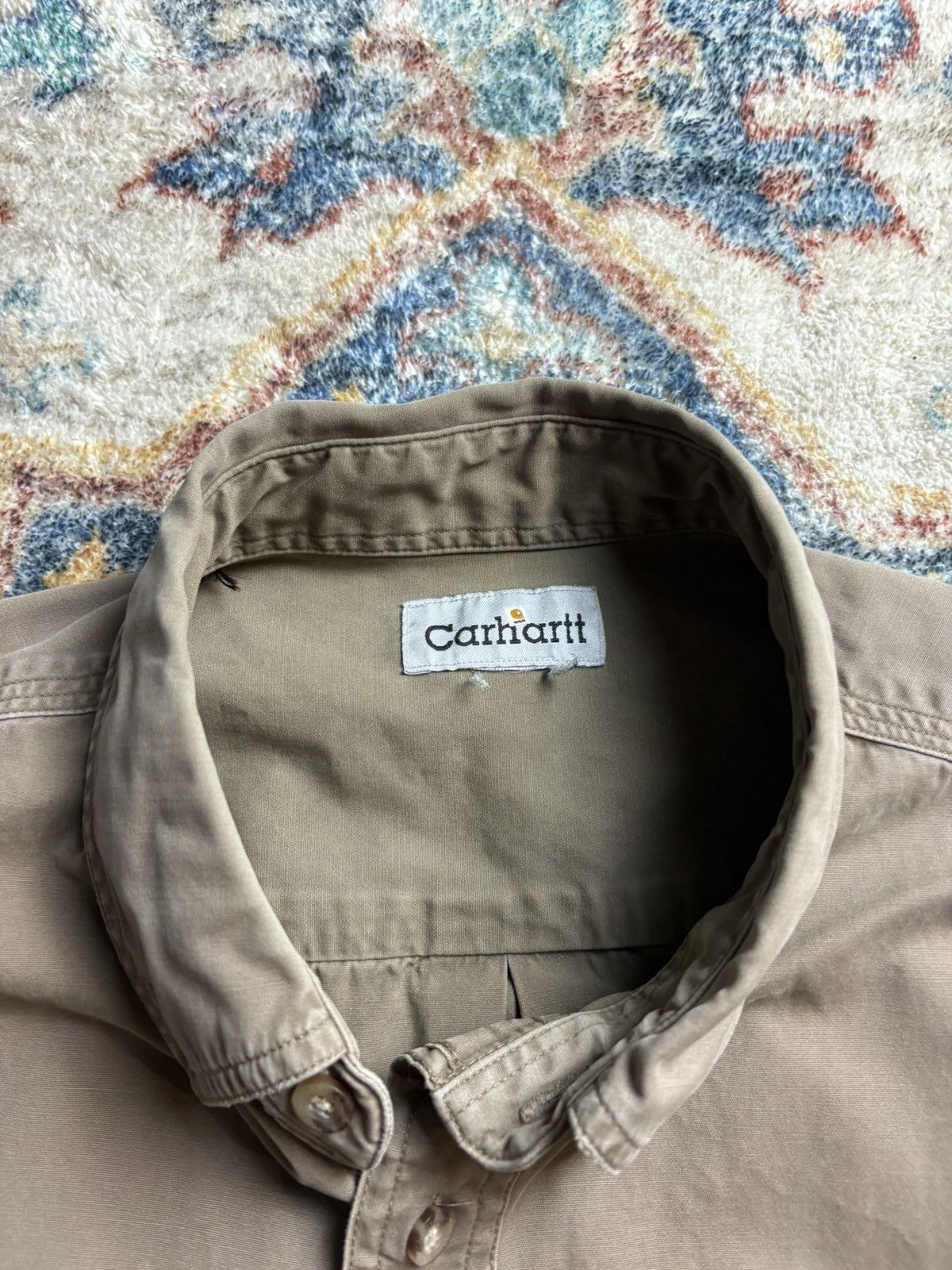 Carhartt Carhartt Brown Workwear Button-up Shirt Size XXL Size US XXL / EU 58 / 5 - 3 Thumbnail