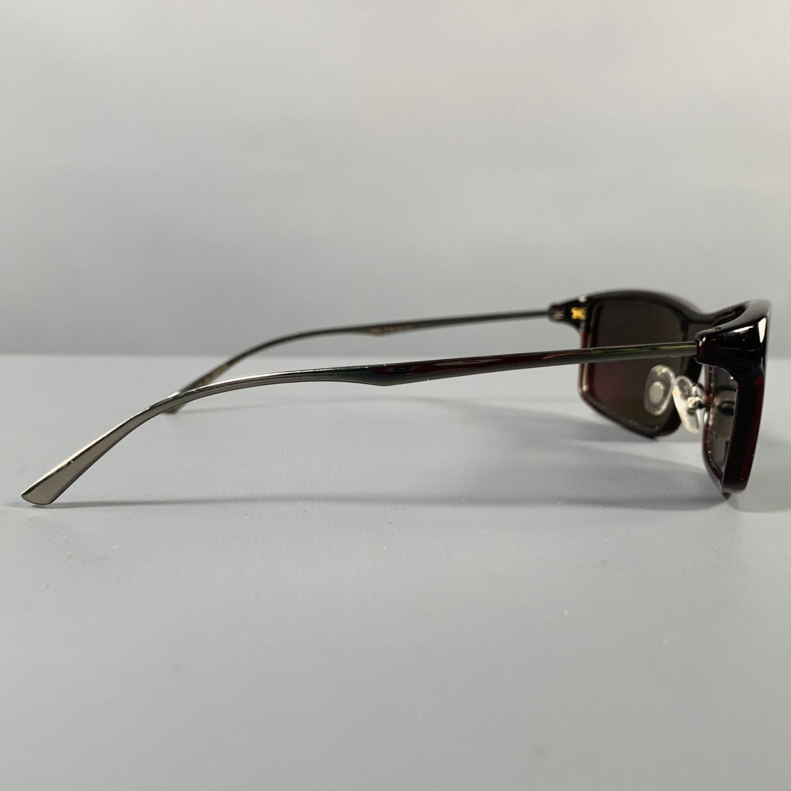 Kiton KITON -Ischia- Brown Silver Titanium Sunglasses Size ONE SIZE - 2 Thumbnail