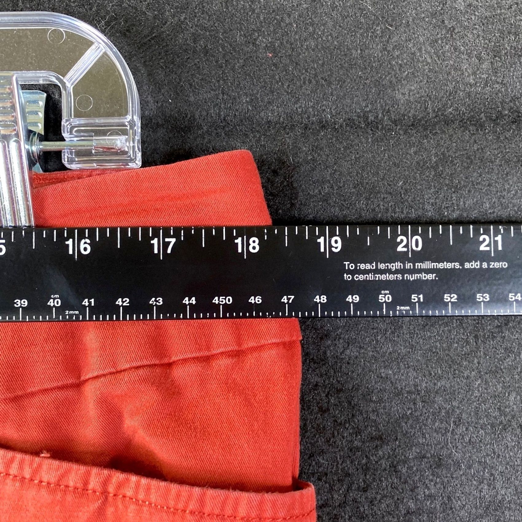 Loft LOFT Orange High Rise Curvy Capris Cropped Cotton Blend Stretch 12 Women's Pants Vintage? Size 34" / US 12 / IT 48 - 4 Thumbnail