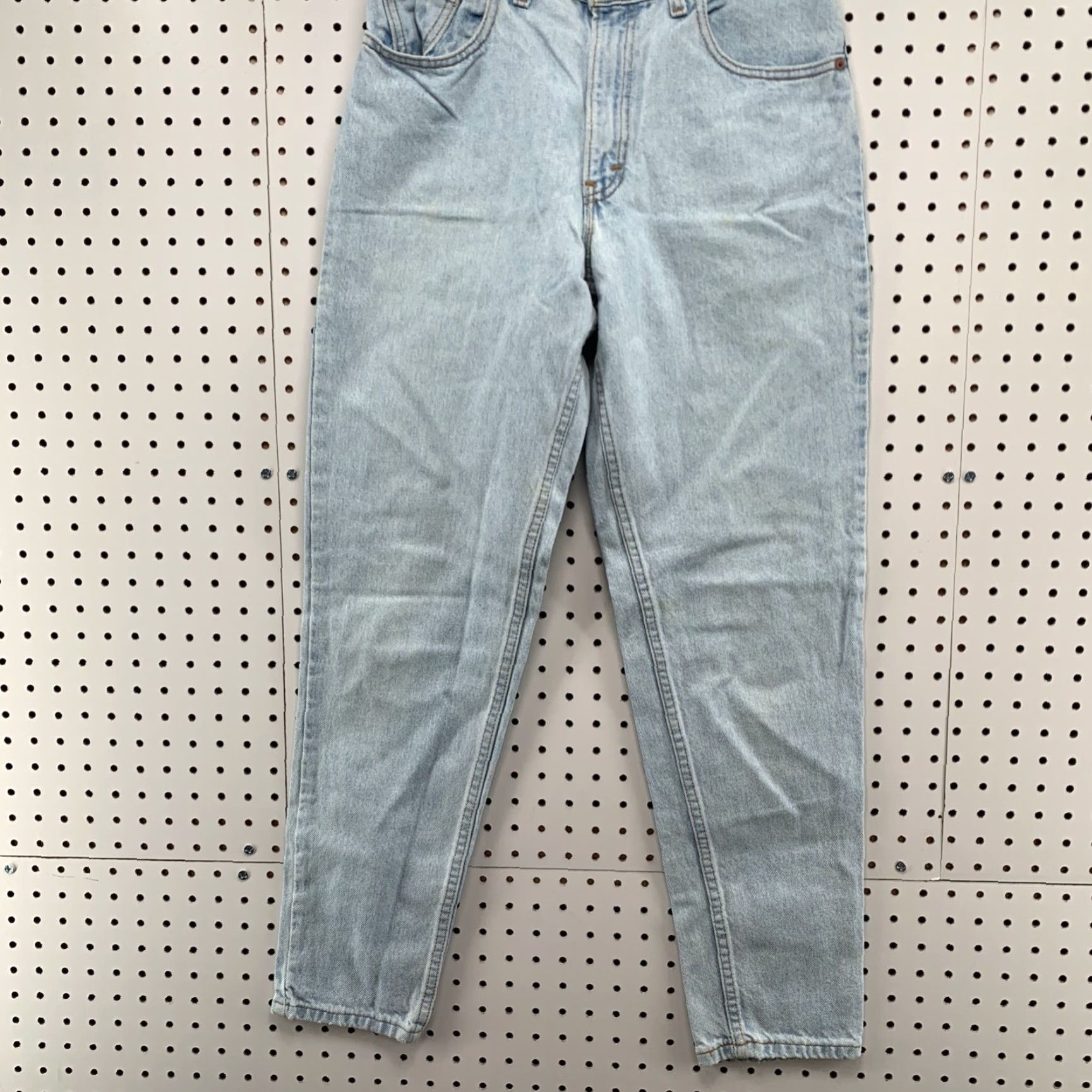 Levi's VTG Levi's USA Jeans Tapered Mom Denim 28x29 Women 9 Light Blue 17550-0233 USA 90s Mens Womens Boys Girls Size 30" / US 8 / IT 44 - 7 Thumbnail