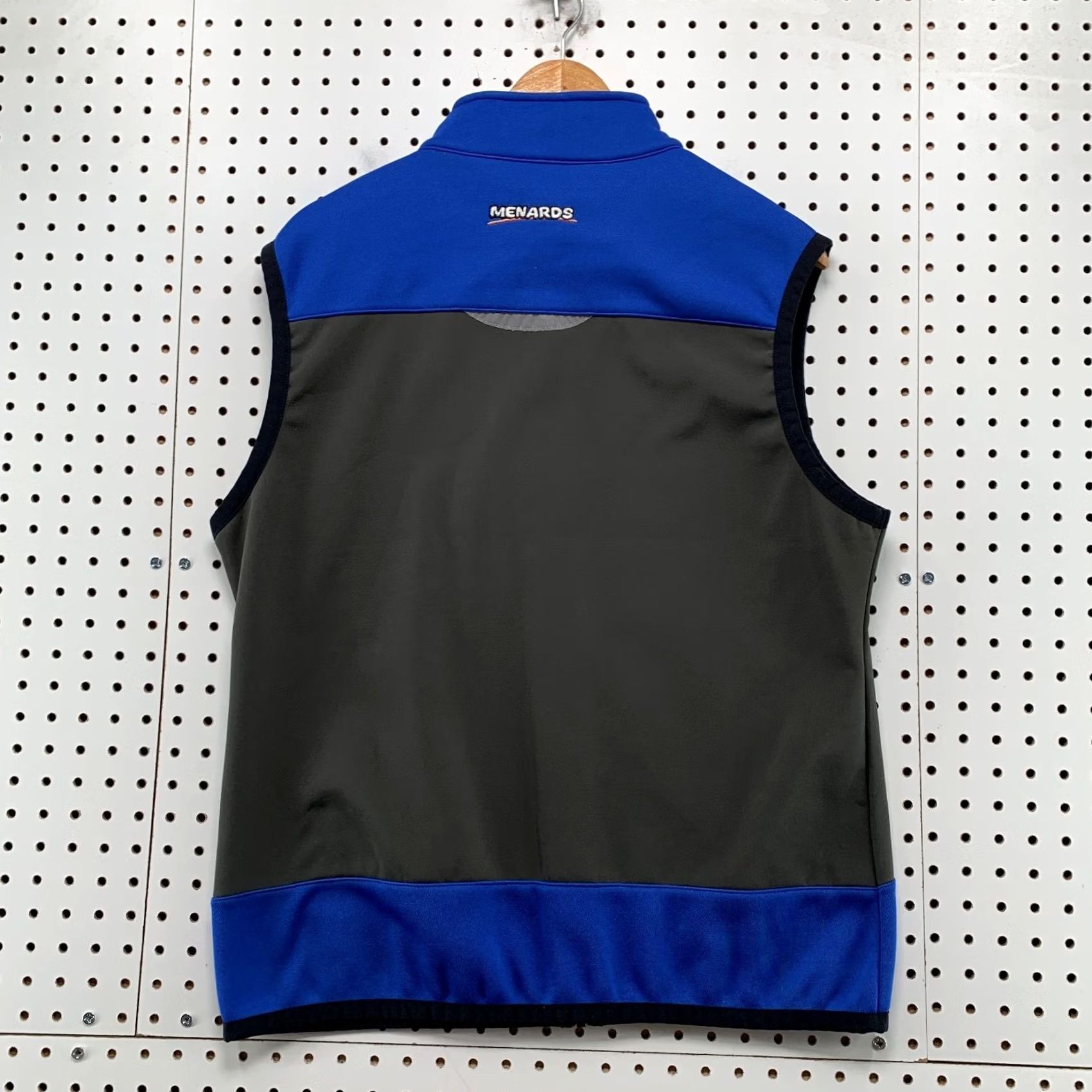 Vintage Menards Work Vest Jacket Mens M Blue Sleeveless Uniform Vest Size US M / EU 48-50 / 2 - 2 Thumbnail