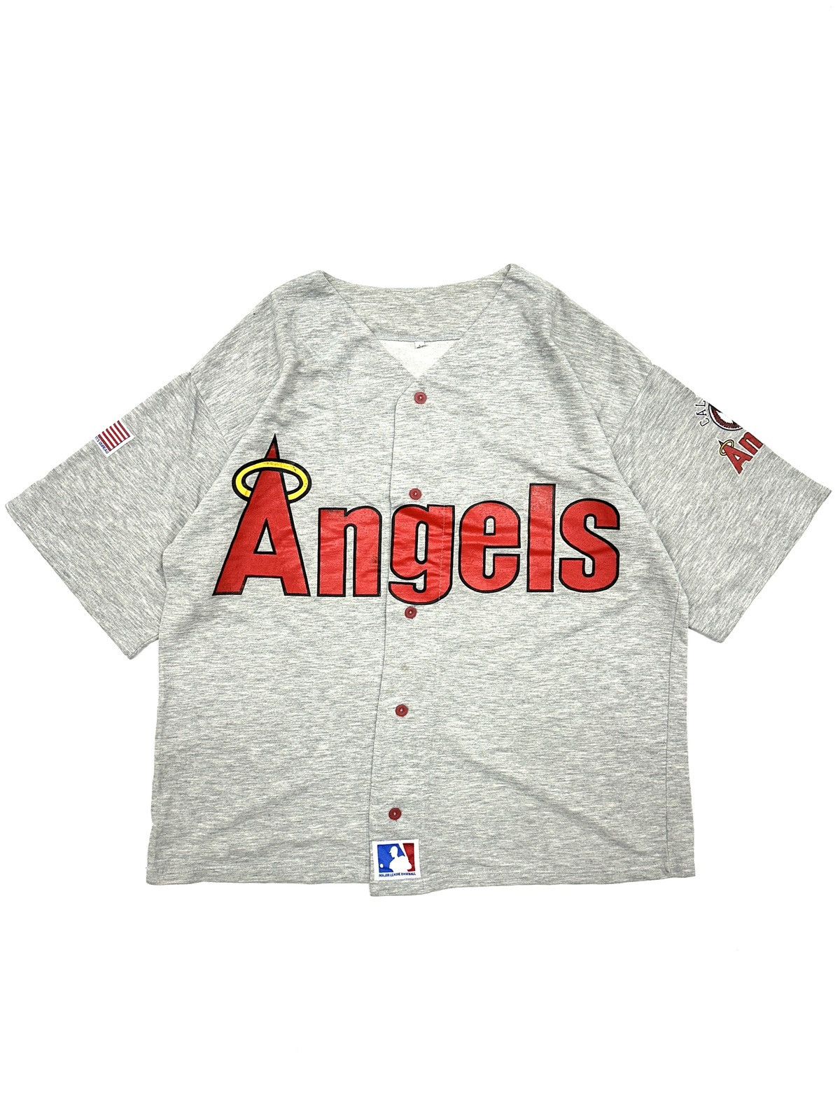 MLB Baseball Jersey Los Angeles Angels Vintage 90s Size US L / EU 52-54 / 3 - 1 Thumbnail