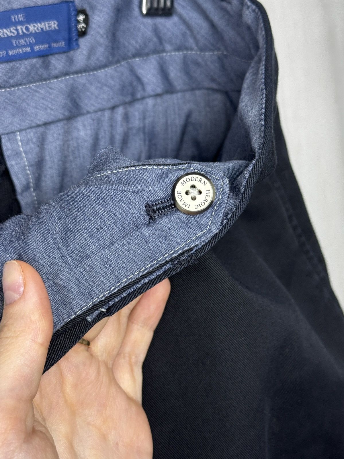 Other The Barnstormer Tokyo Navy blue made in Japan chino pants 34 Size US 34 / EU 50 - 8 Thumbnail