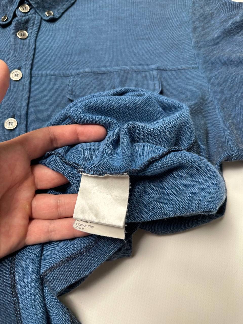 Gucci Gucci Mens Polo T-Shirt Blue Cotton Old Money Classic Style Size US L / EU 52-54 / 3 - 6 Thumbnail