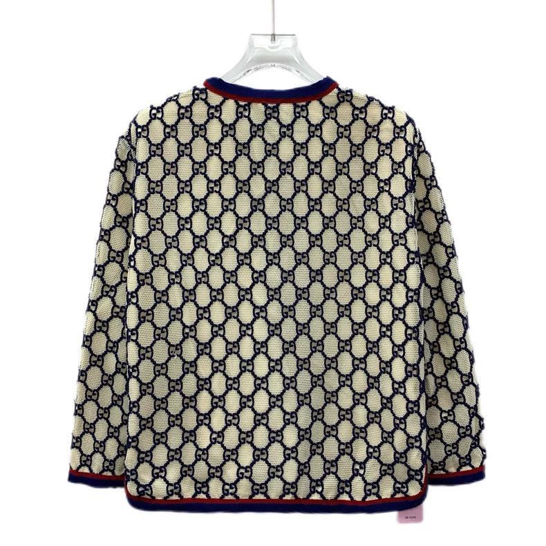 Gucci Gucci Colorful Logo Jacquard Long Sleeve Jacket-2506 Size L / US 10 / IT 46 - 2 Thumbnail