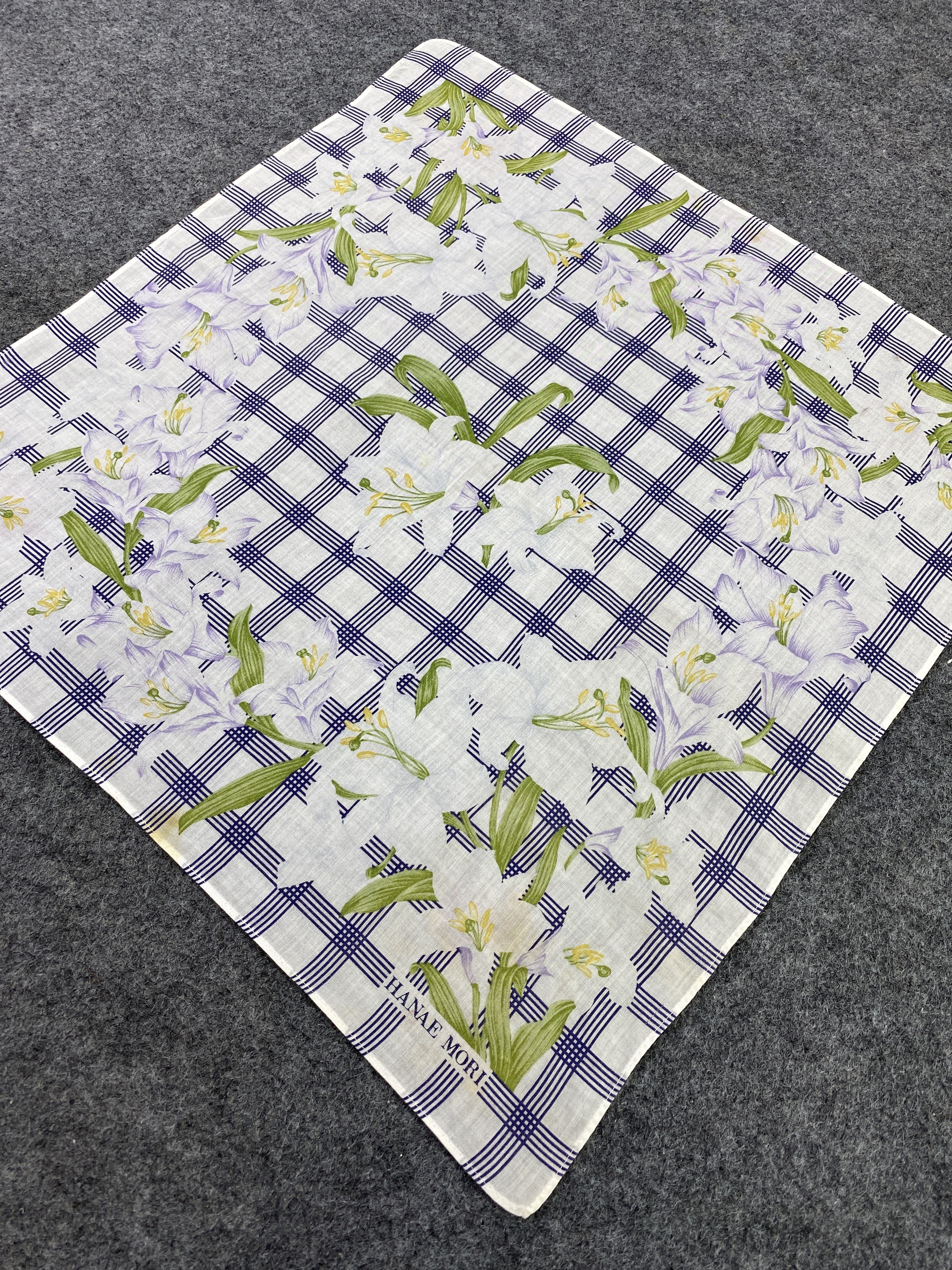Hanae Mori Hanae Mori Handkerchief / Bandana / Neckerchief-B274 Size ONE SIZE - 4 Thumbnail