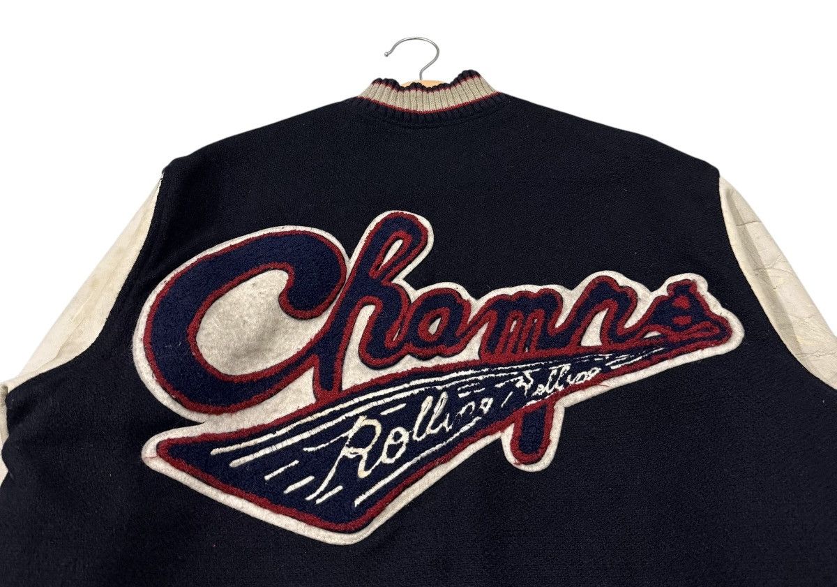 Japanese Brand Vintage Switch Baseball Champs Wool Leather Varsity Jacket Size US M / EU 48-50 / 2 - 5 Thumbnail