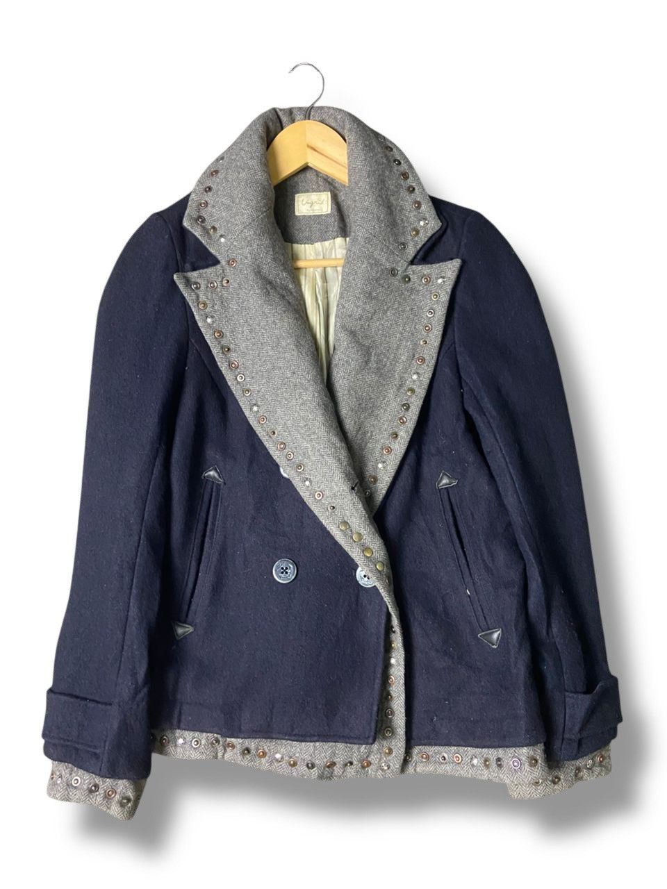 Japanese Brand × Seditionaries × Vintage UNGRID Japanese Brand Chesterfield Wool Coat (133) Size US M / EU 48-50 / 2 - 1 Thumbnail