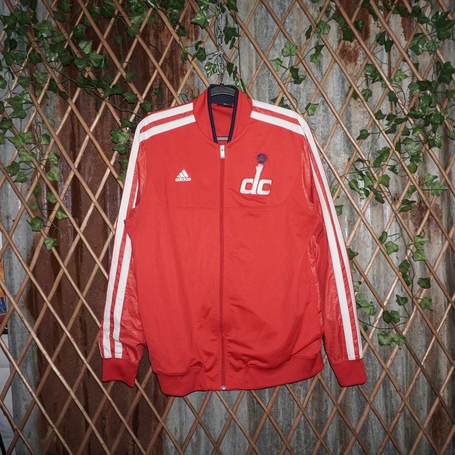Adidas Large -Vintage Y2K adidas Washington DC wizards track jacket Size US L / EU 52-54 / 3 - 2 Thumbnail