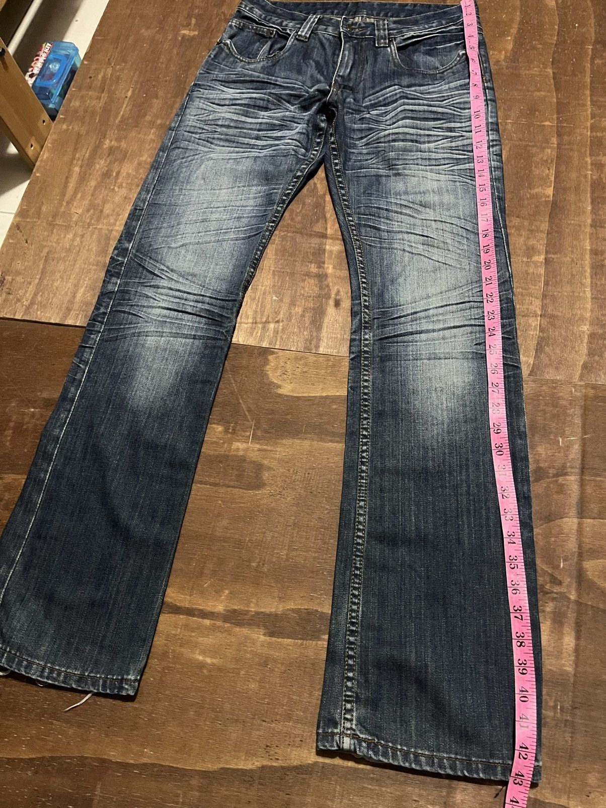 Japanese Brand Y2k japanese brand distressed clawmark jeans Size US 31 - 5 Thumbnail
