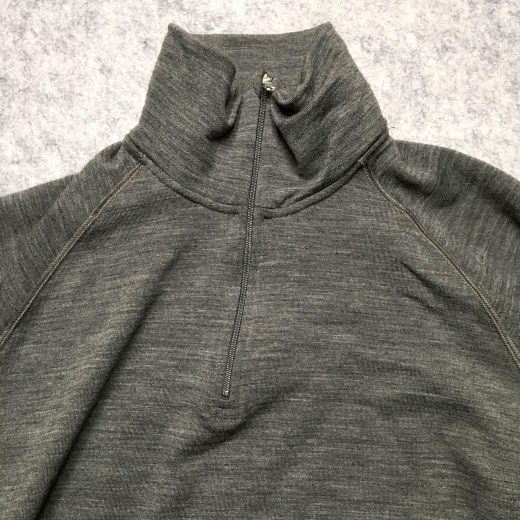 Arket Arket Sweatshirt Mens Large Gray Functional Merino Wool 1/4 Zip Pullover Knit Size US L / EU 52-54 / 3 - 4 Thumbnail