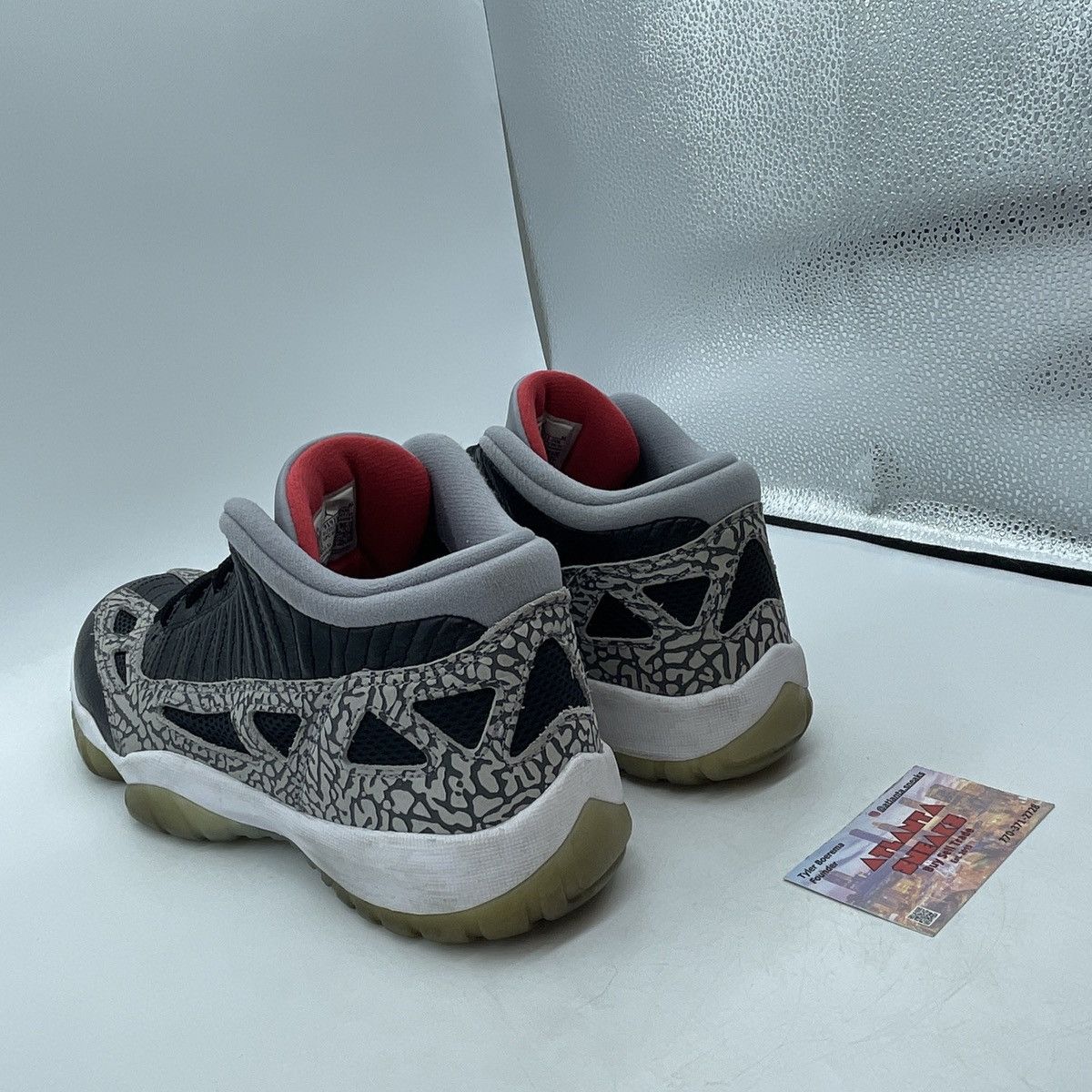 Jordan Brand Air Jordan 11 low black cement Size US 10.5 / EU 43-44 - 4 Thumbnail