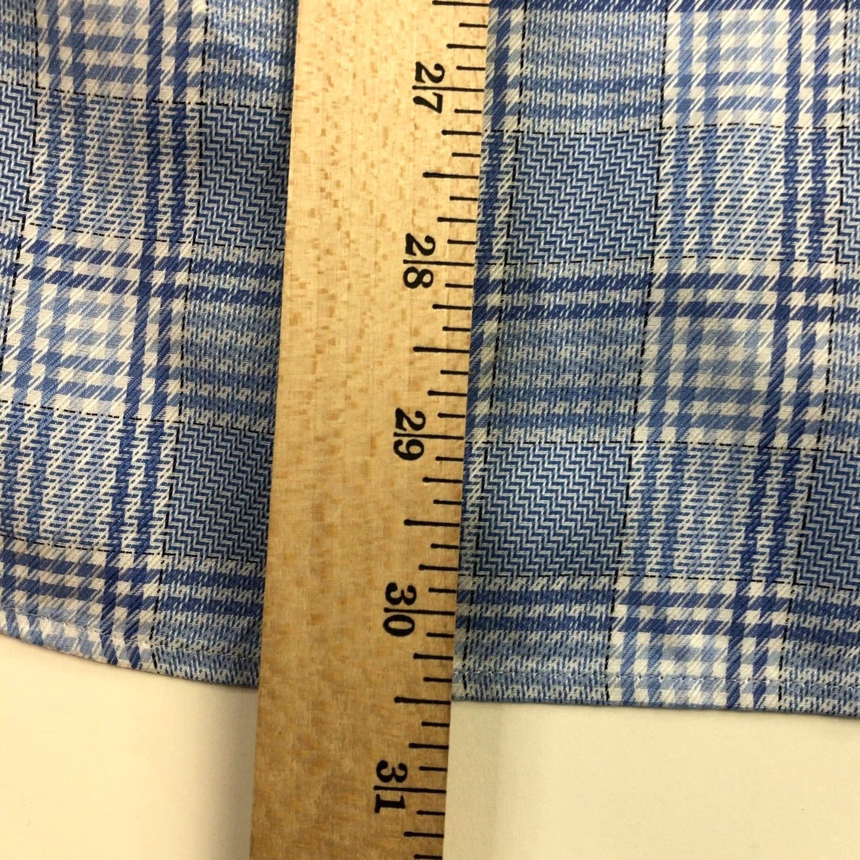 BUGATCHI VINTAGE? No — Answered: Bugatchi Shaped Fit NO TAG 16.5 / 37 Mens Button Front Long Sleeve Dress Shirt Size 46R - 4 Thumbnail