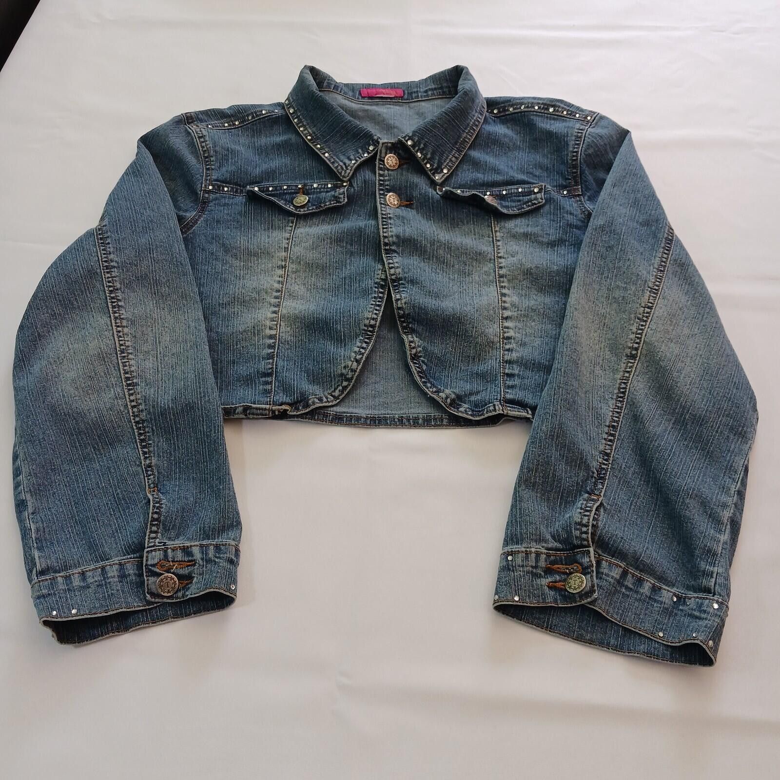 Other VTG Thalia Sodi Denim Women Jacket Jeans Blue Vest Size M Size M / US 6-8 / IT 42-44 - 1 Thumbnail