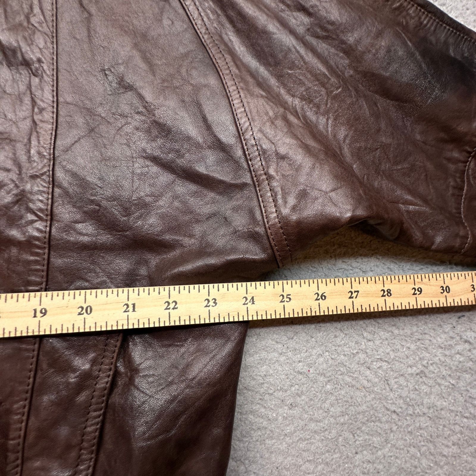 Other VTG J Walden Thermolite Bomber Aviator Leather Jacket Large Size US L / EU 52-54 / 3 - 5 Thumbnail