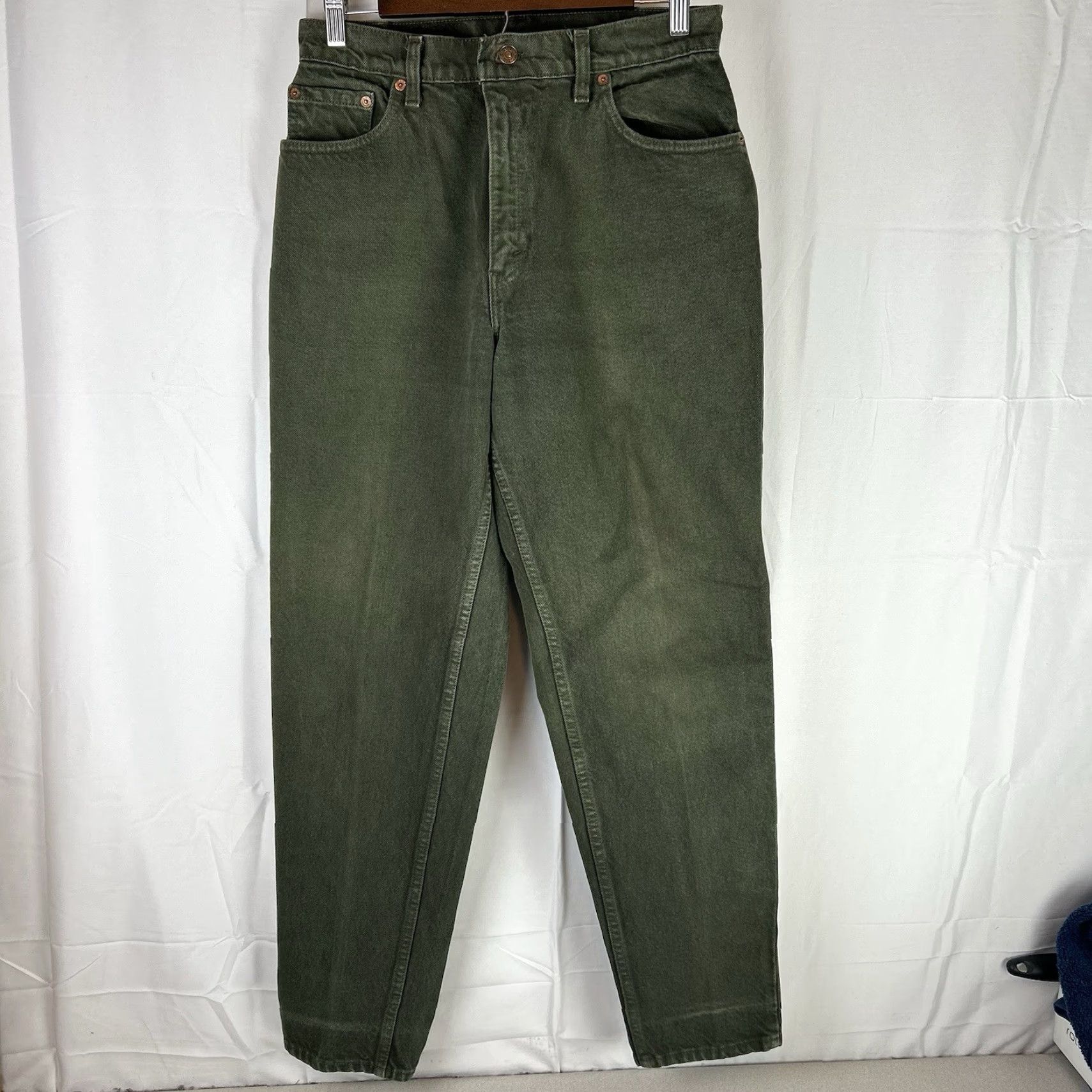 Levi's VTG Levi's 551 Relaxed Tapered Leg Denim Jeans Green MADE IN USA Womens 12 Med Jeans 90s Retro USA Mom Size 34" / US 12 / IT 48 - 2 Thumbnail
