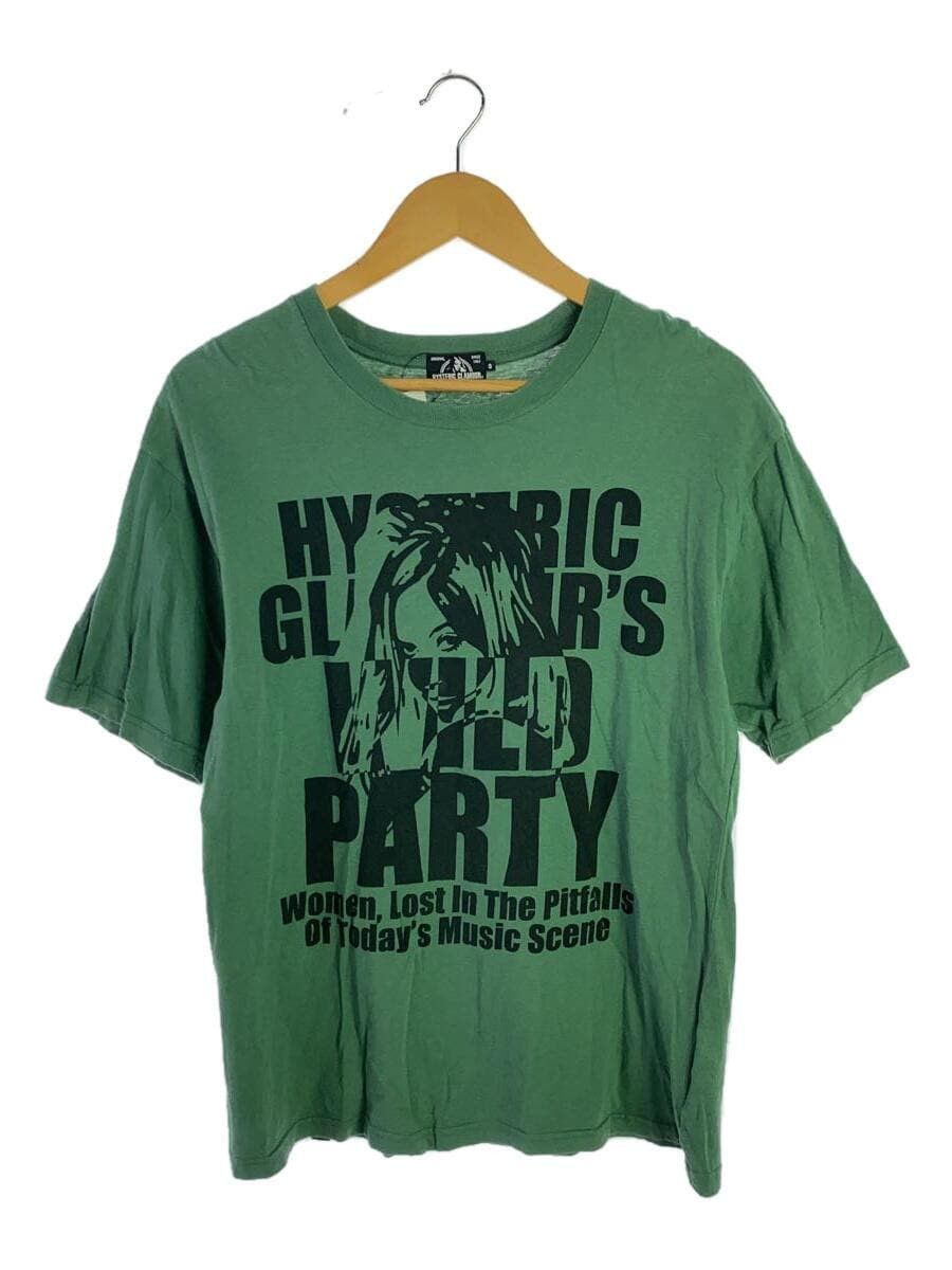 image of Hysteric Glamour Wild Party T-Shirt in Green, Men's (Size Small)