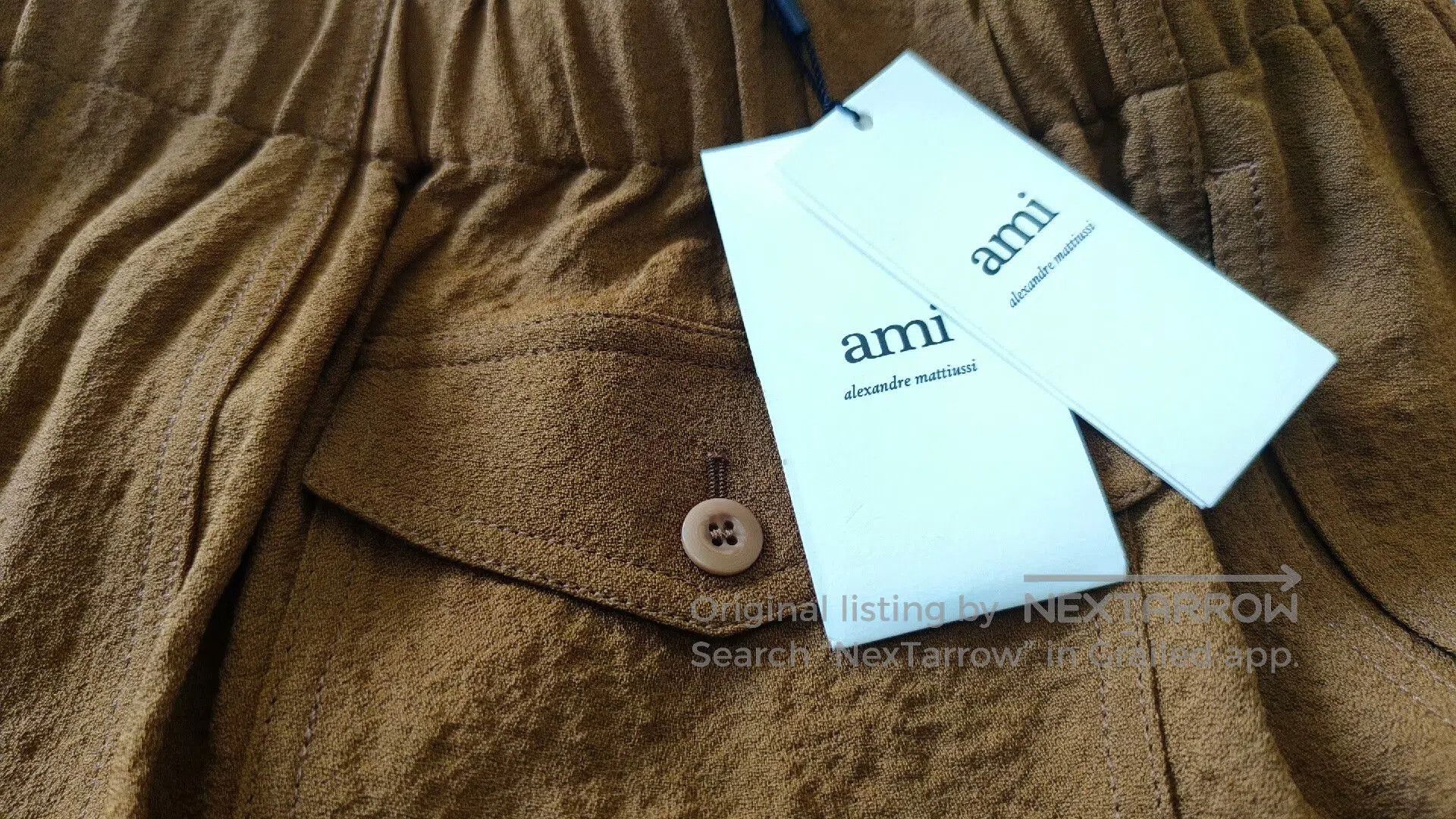 AMI Rust Color Men's Shorts. Size US 28 / EU 44 - 8 Thumbnail