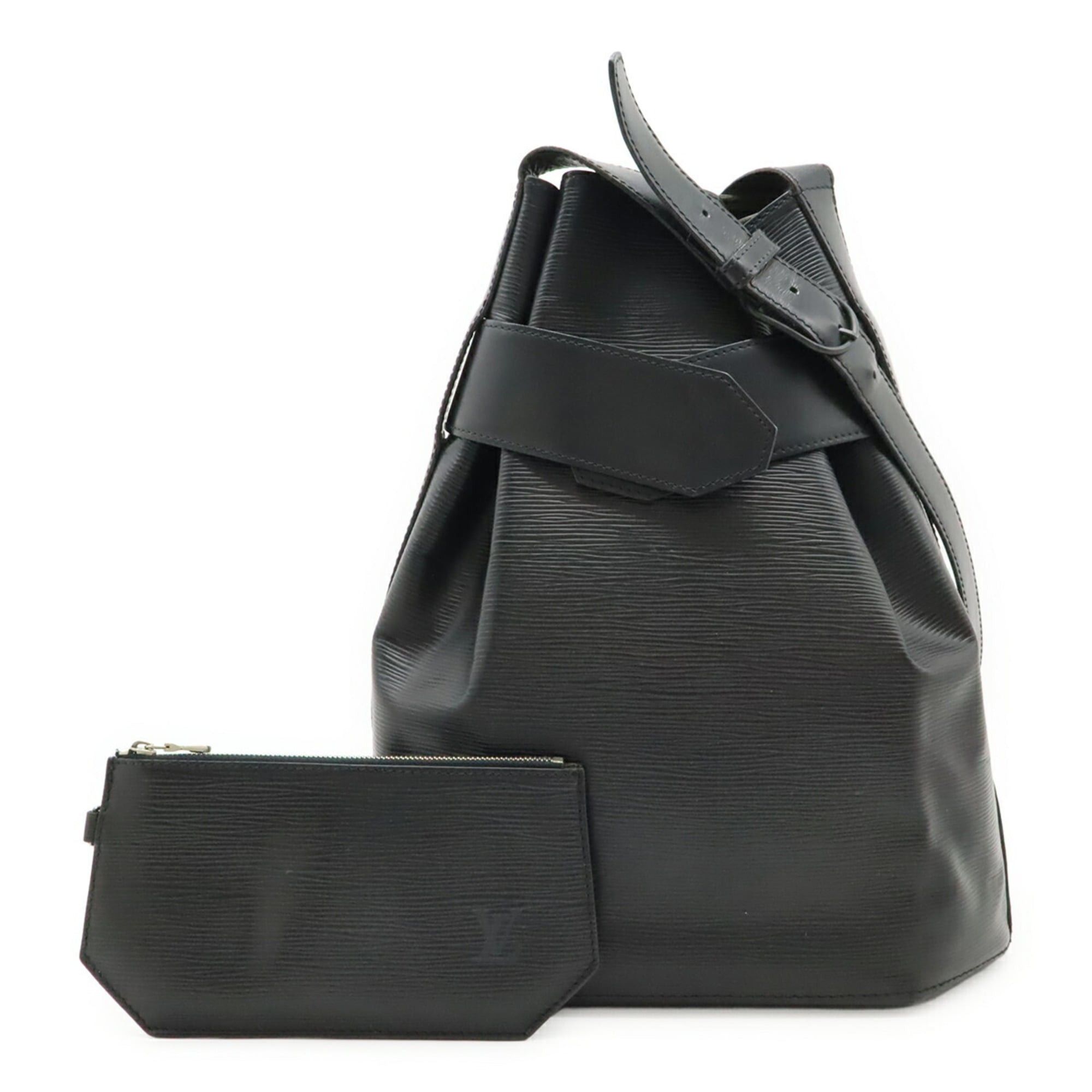 Louis Vuitton Louis Vuitton Epi Sac Depaule Shoulder Bag Noir Black M80155 Size ONE SIZE - 1 Thumbnail