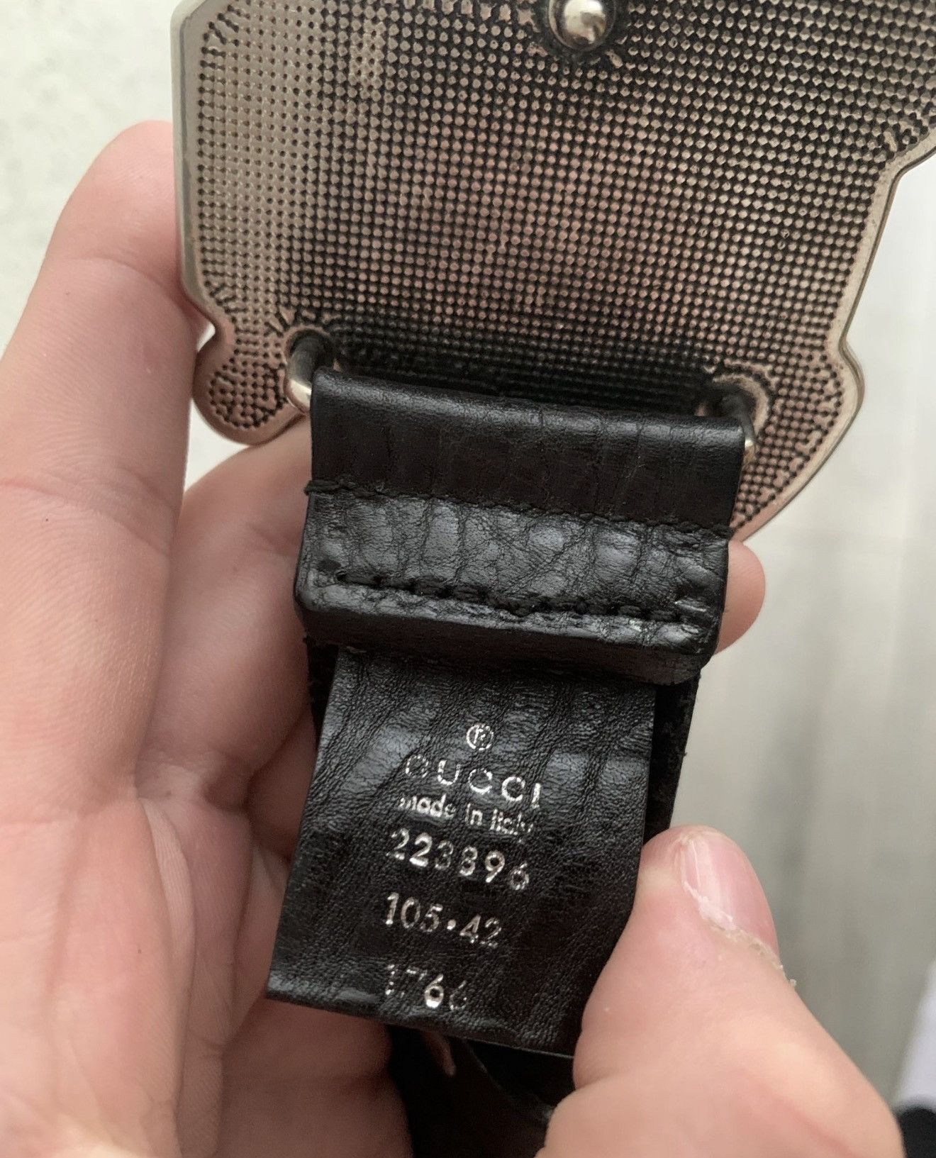 Gucci GUCCI Golf G Buckle Leather Belt Demna Runway Monogram Logo Size ONE SIZE - 6 Thumbnail