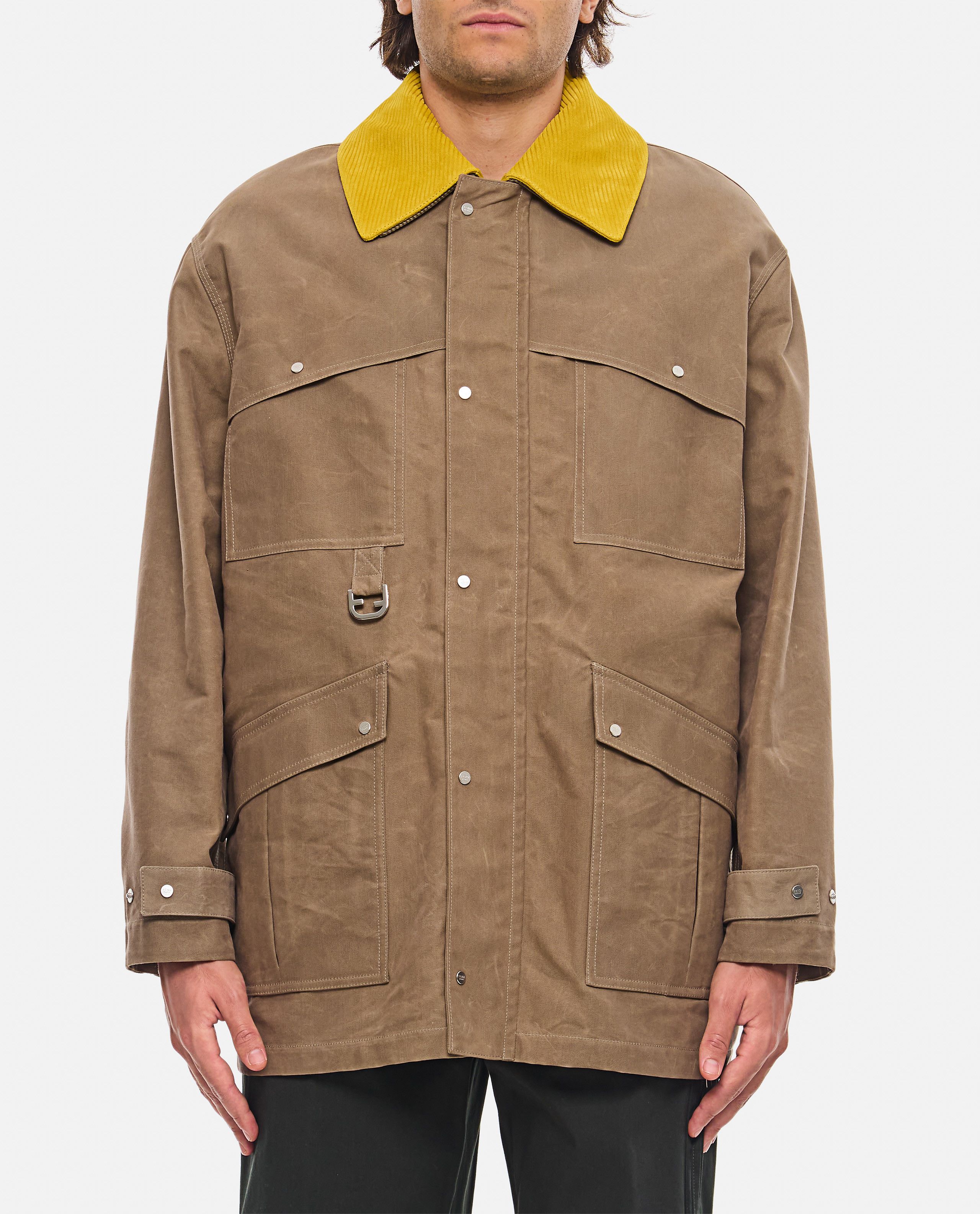 BLOUSON OILED REPS COTTON
