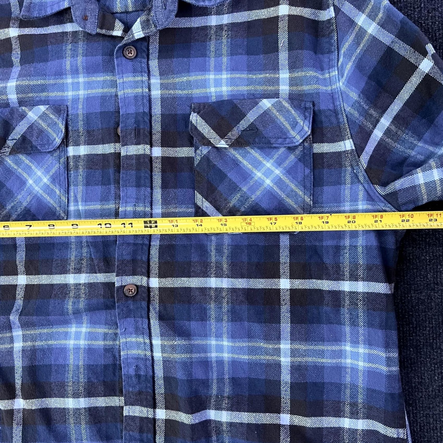 Vintage JACHS Heritage Flannel Shirt Mens L Blue Plaid Long Sleeve Button Up Casual Size US L / EU 52-54 / 3 - 5 Thumbnail