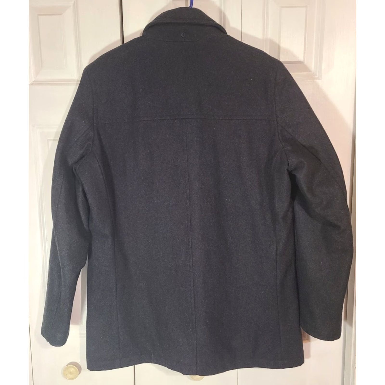 Tommy Hilfiger Tommy Hilfiger Mens Jacket Pea Coat Black Size L Cardigan? No, Jacket. Size US L / EU 52-54 / 3 - 6 Thumbnail