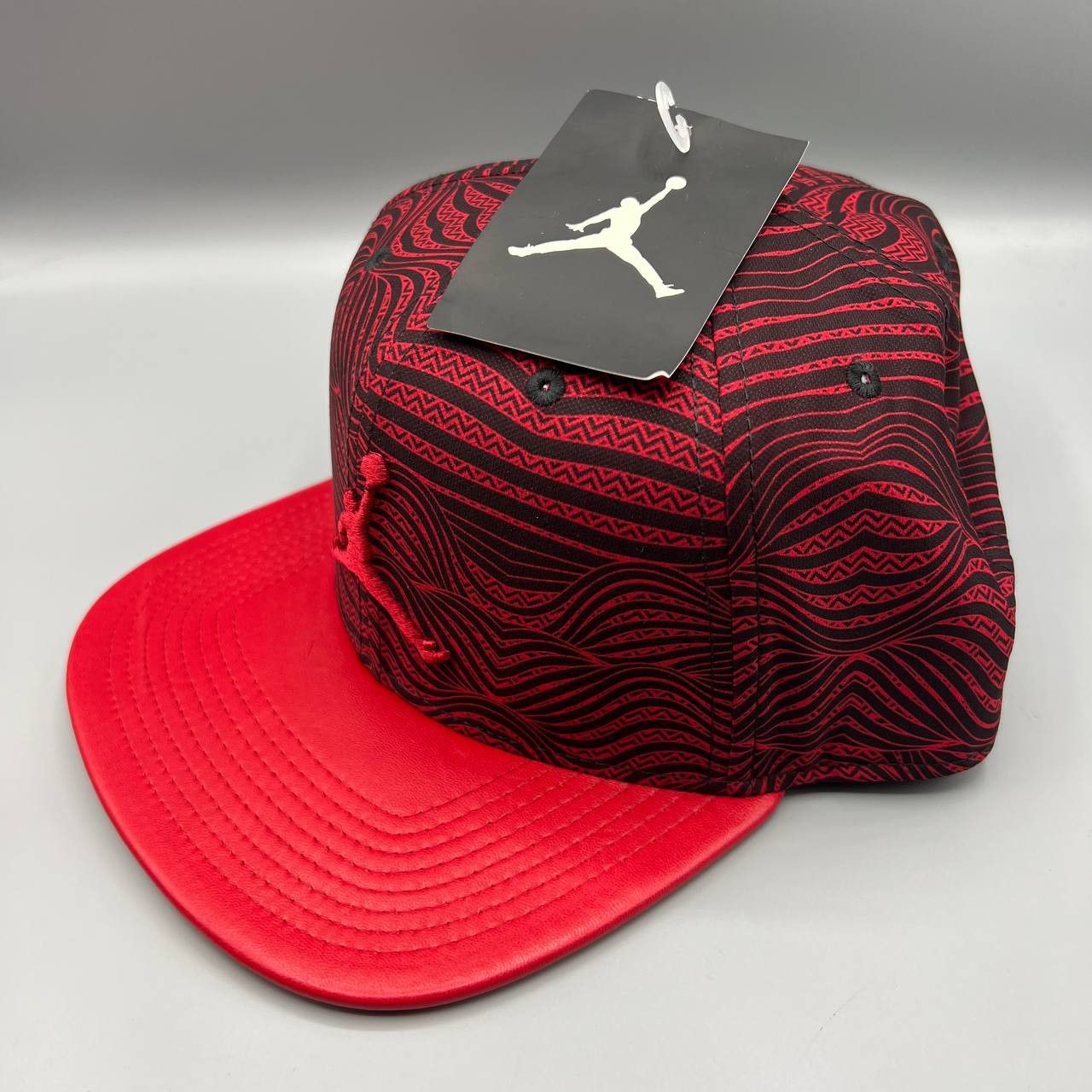 Jordan Brand Air Jordan Hat Men Wave Pattern Embroidered Snap Back Cap Size ONE SIZE - 2 Thumbnail