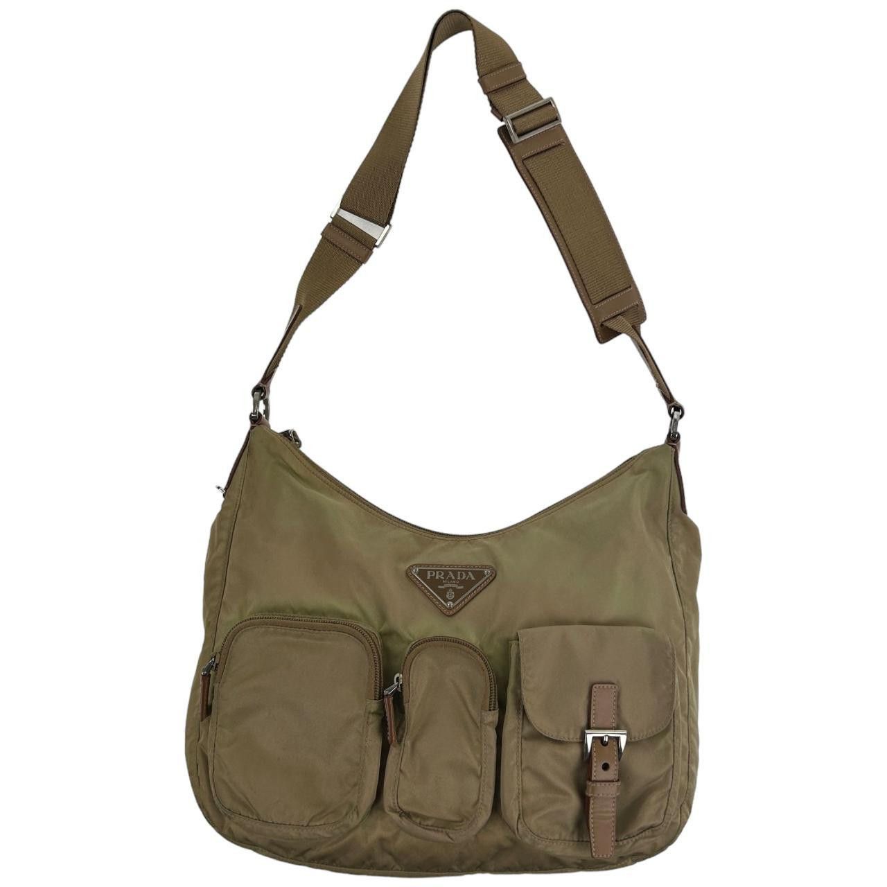 Vintage Prada Multi Pocket Shoulder Bag