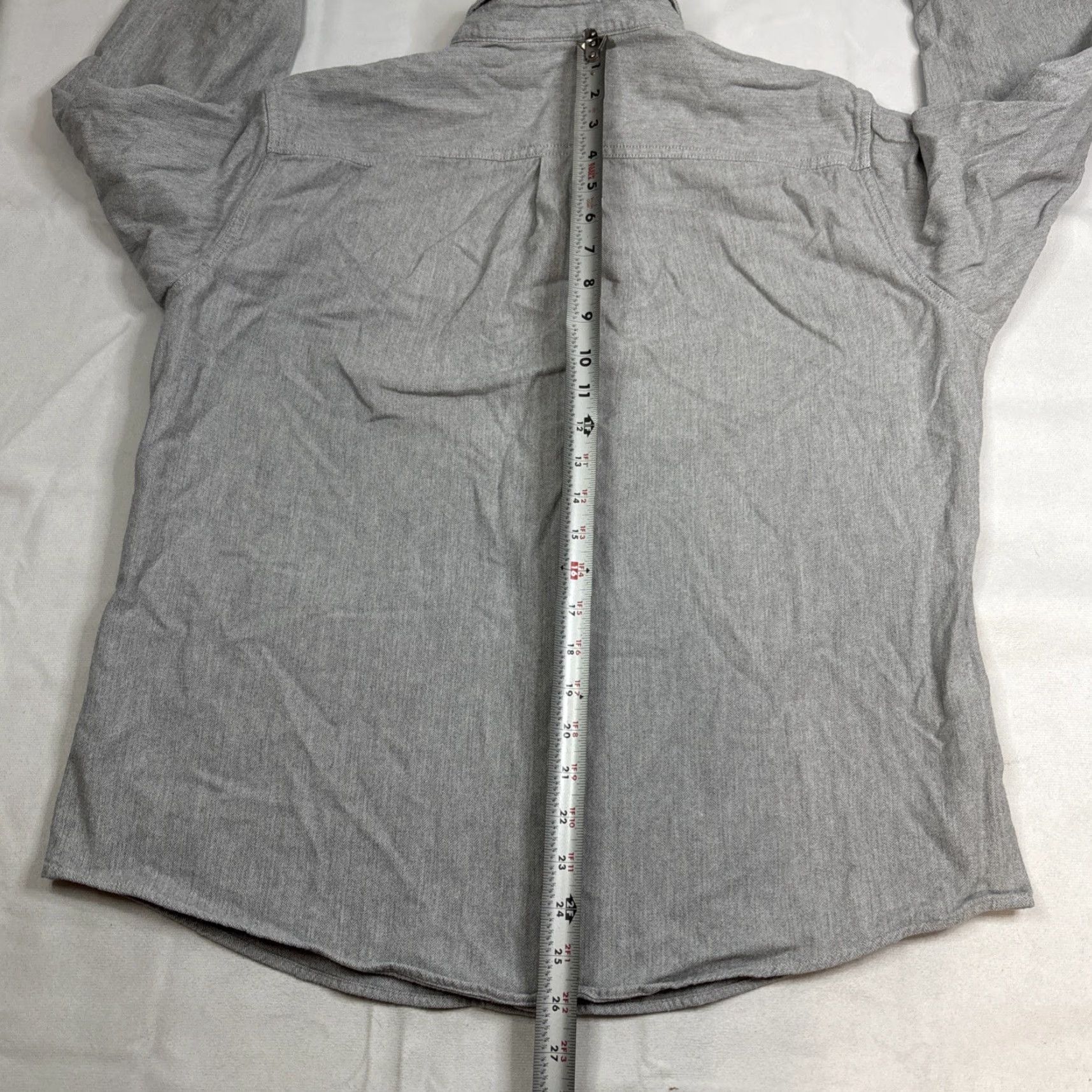Eddie Bauer Eddie Bauer Button Down Gray Longsleeve Pocket Shirt Classic Fit Men L Large Size US L / EU 52-54 / 3 - 7 Thumbnail
