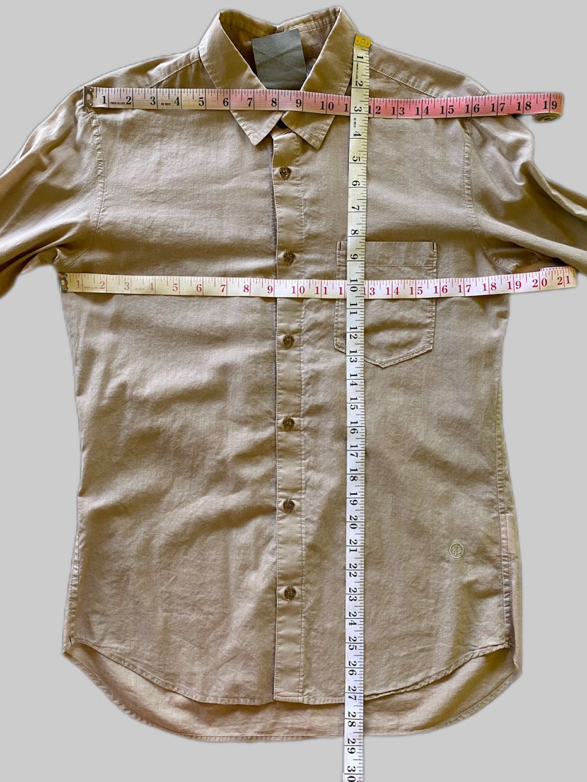 FACTOTUM Vintage Factotum Homme Shirt Size US S / EU 44-46 / 1 - 5 Thumbnail