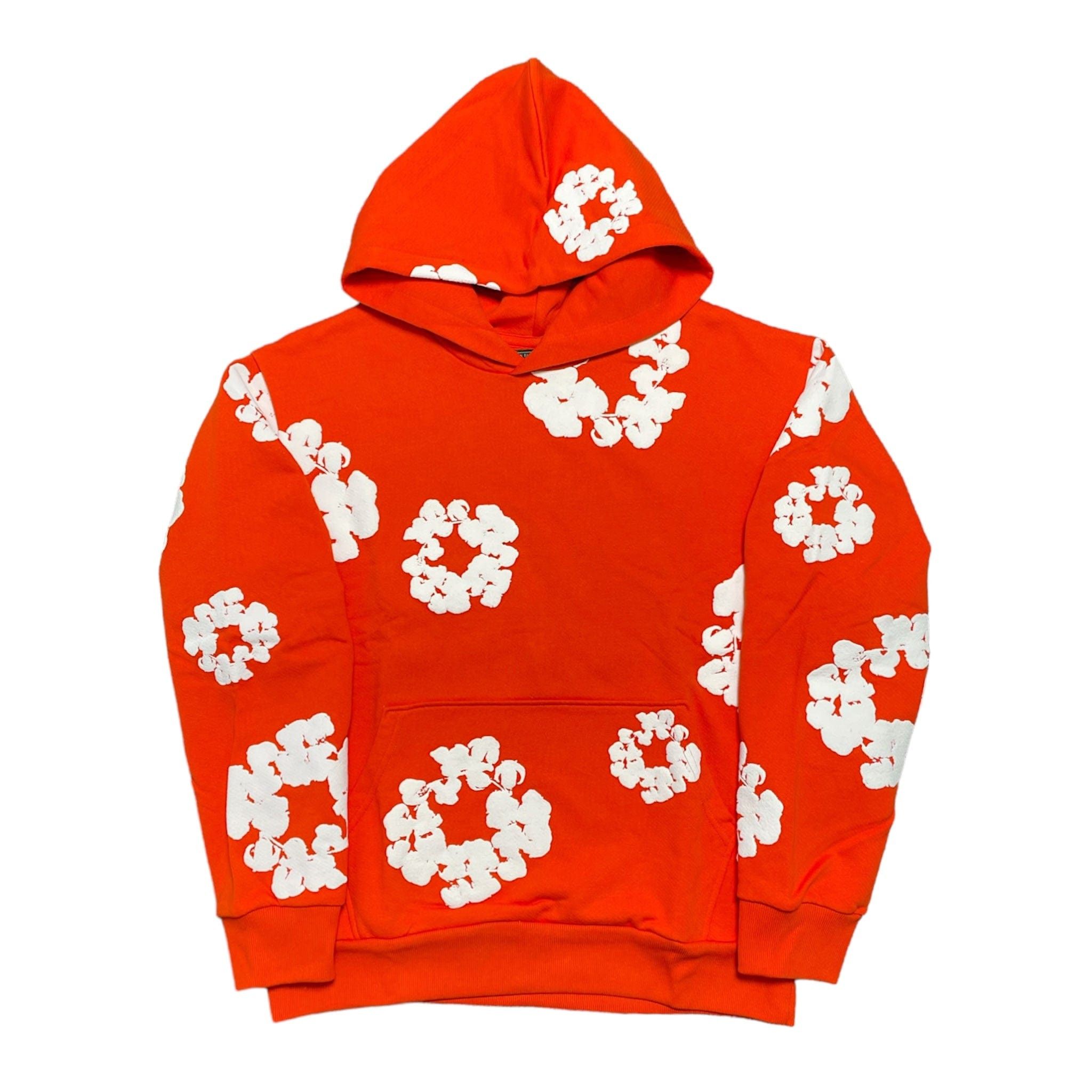 DENIM TEARS The Cotton Wreath Hooded Sweatshirt Orange Size US L / EU 52-54 / 3 - 1 Thumbnail