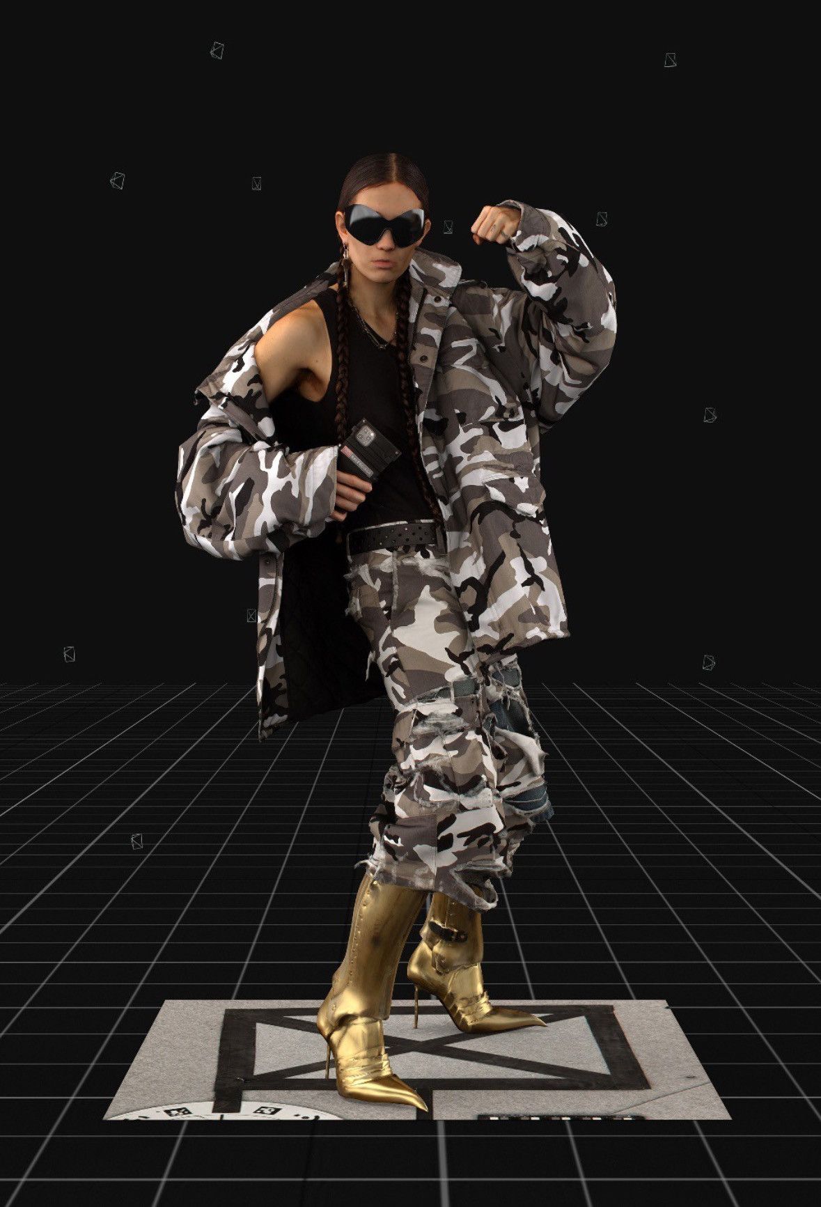 Balenciaga Balenciaga fw21 camo oversized coat Size US XS / EU 42 / 0 - 4 Thumbnail