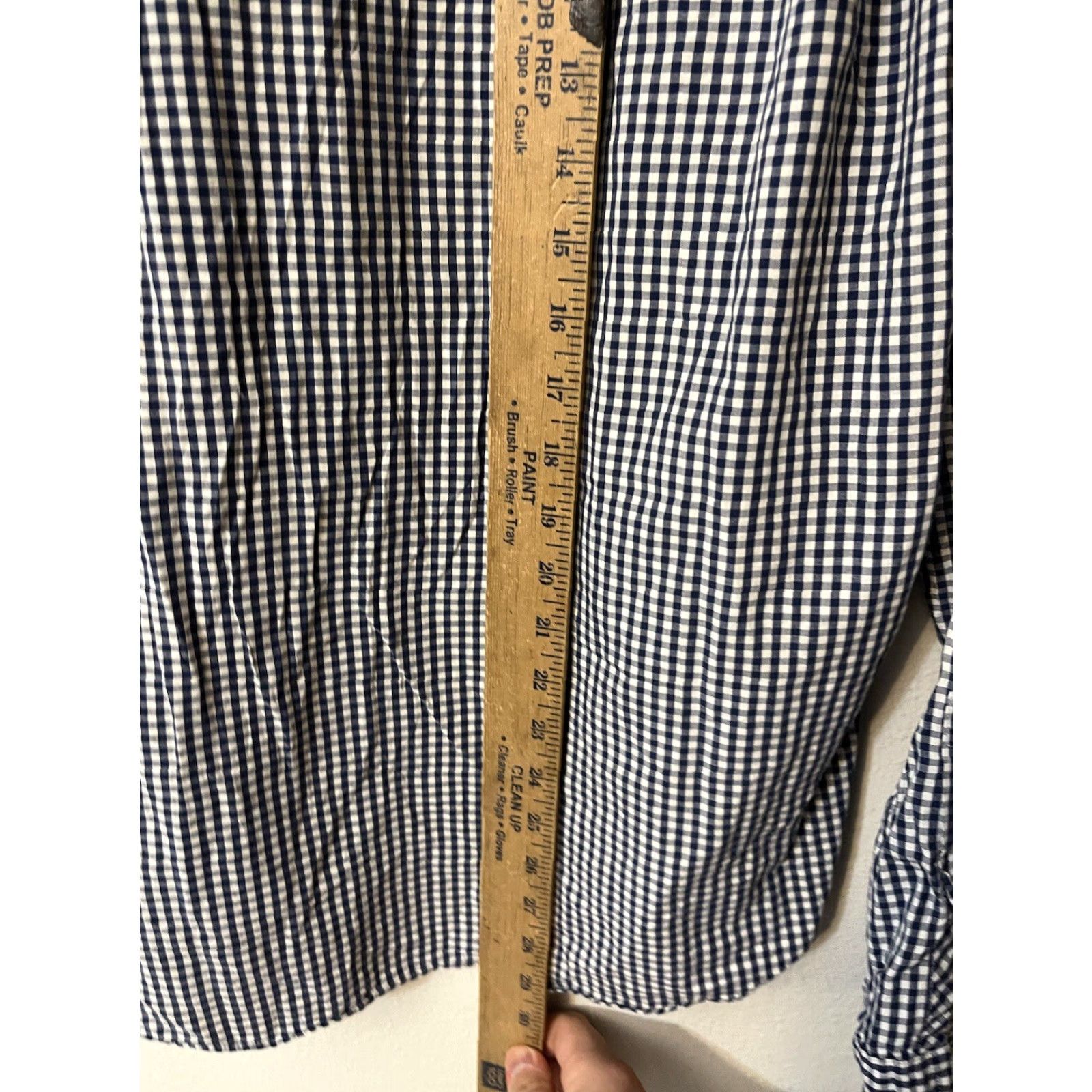 J.Crew J.CREW Slim Fit Long Sleeve Button Down Shirt Blue Gingham Plaid Size Large Mens Size US L / EU 52-54 / 3 - 4 Thumbnail
