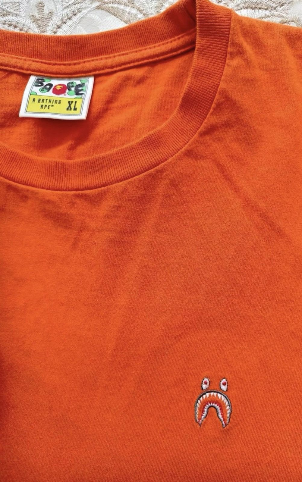 Bape BAPE OG Nigo era, violent orange short-sleeve Size US XL / EU 56 / 4 - 7 Thumbnail