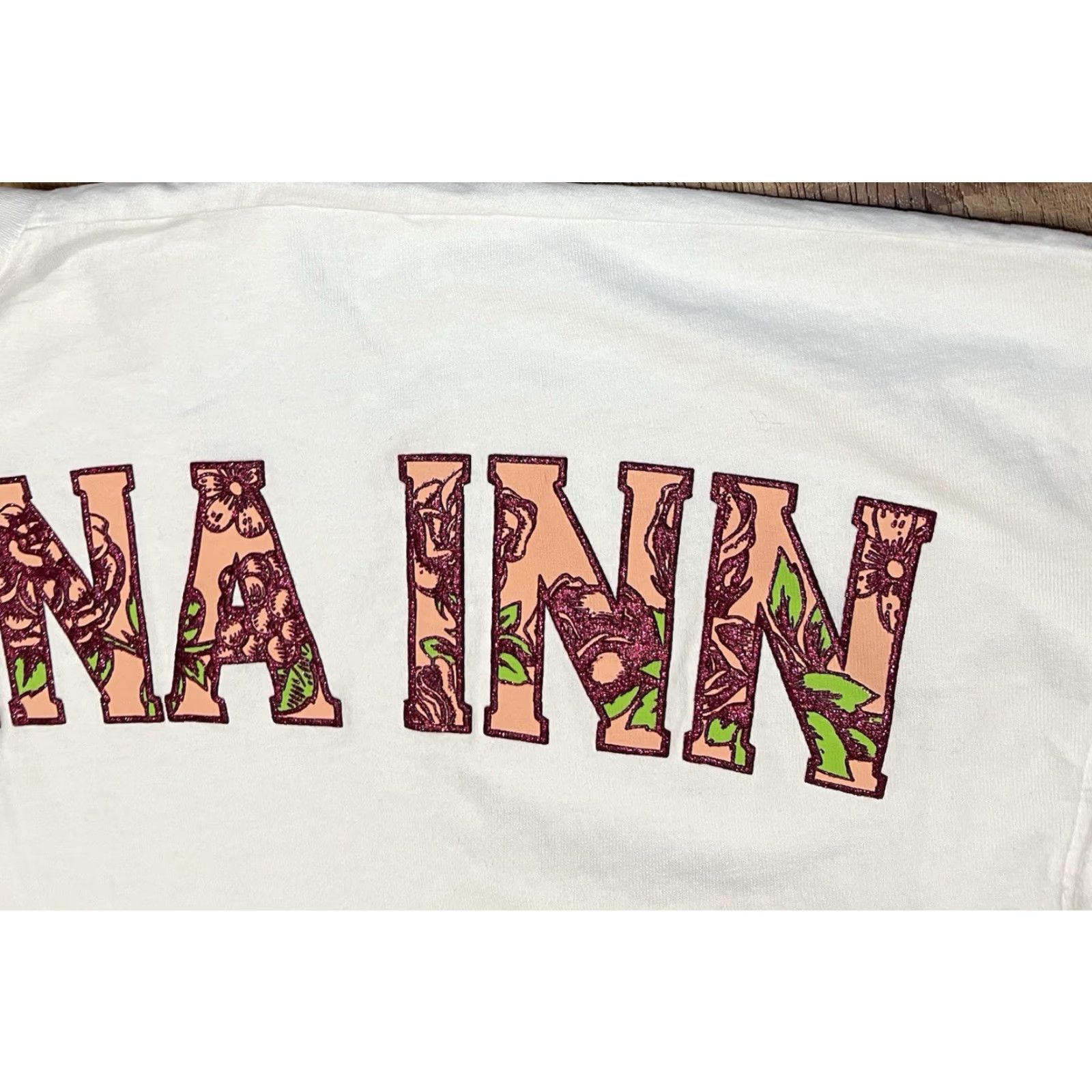 Vintage Madonna Spirit Jersey T-Shirt Long Sleeve Crew Neck White M Floral California 90s? Size US M / EU 48-50 / 2 - 3 Thumbnail