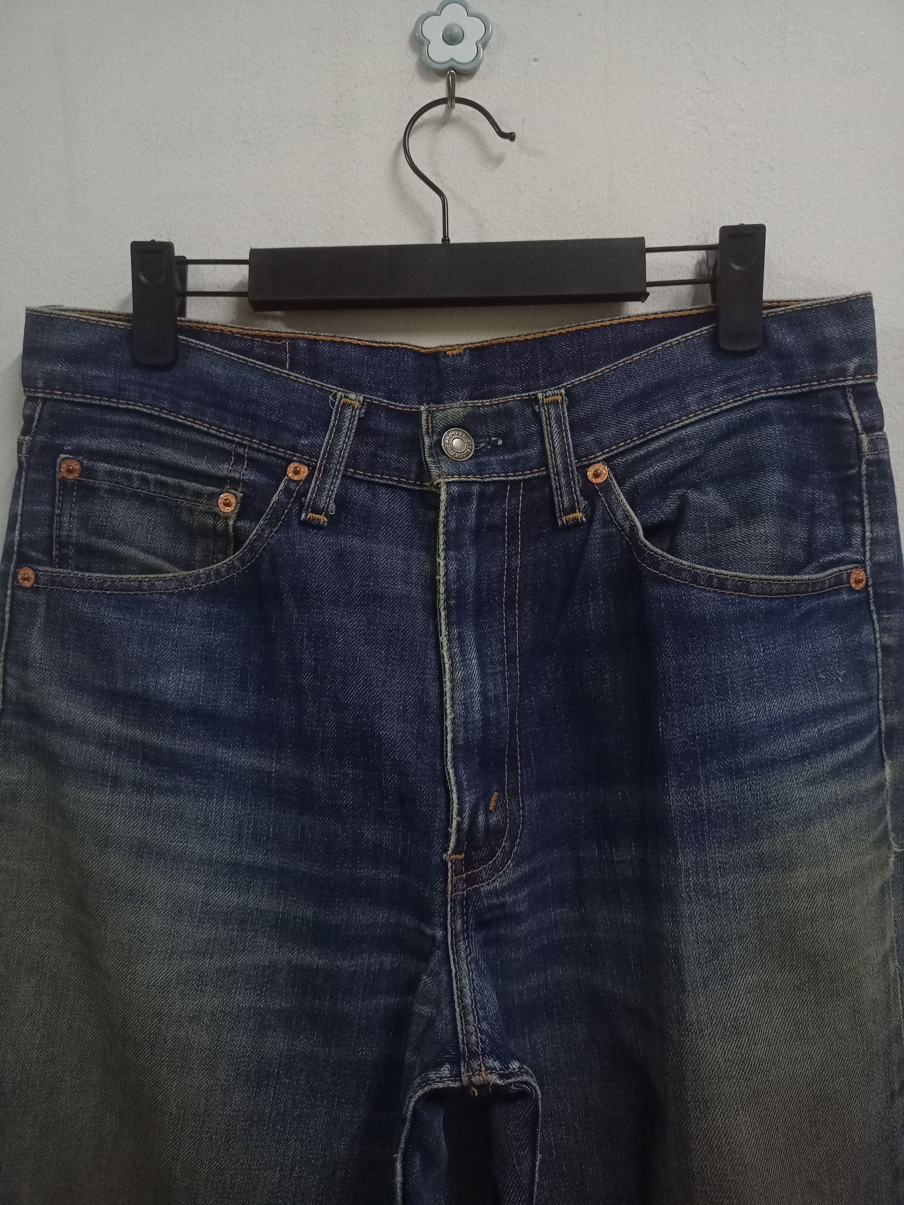 Levi's × Levi's Vintage Clothing Vintage 90s Levis 517 Mudwash Distressed Flare Jeans 31x31 Size US 31 - 4 Thumbnail