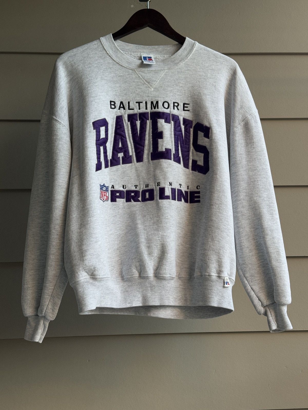 Russell Athletic Baltimore Ravens Russell Athletic Sweatshirt made in USA NFL Size US XL / EU 56 / 4 - 8 Thumbnail