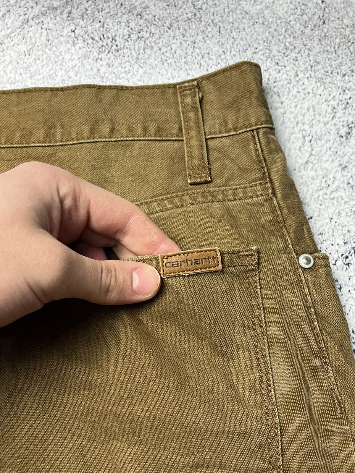Carhartt Vintage 90's Carhartt Utility Canvas Work Pants Size US 32 / EU 48 - 22 Thumbnail