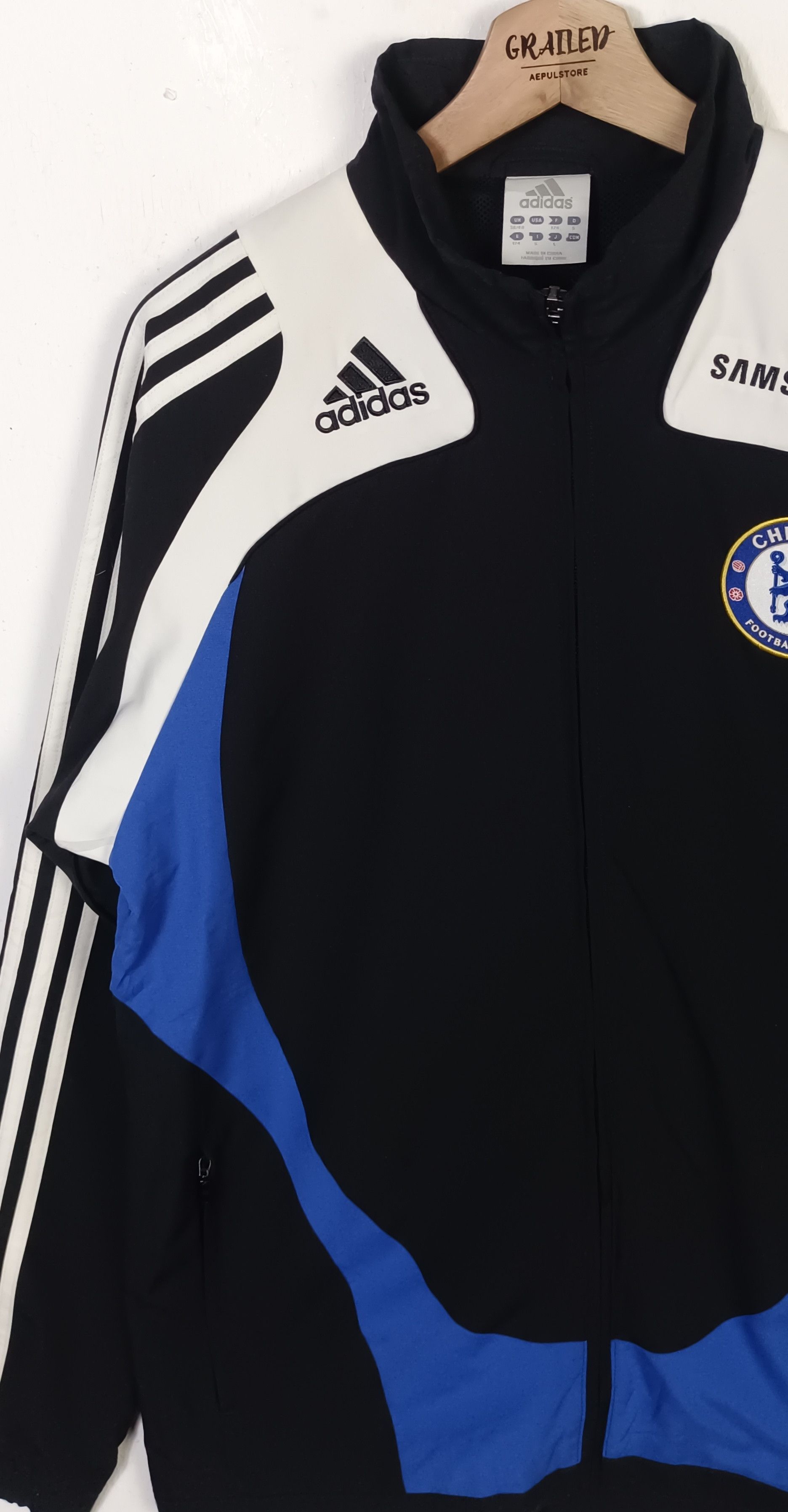 Adidas Vintage Chelsea Track Jacket Adidas size L Samsung Mobile Size US L / EU 52-54 / 3 - 6 Thumbnail