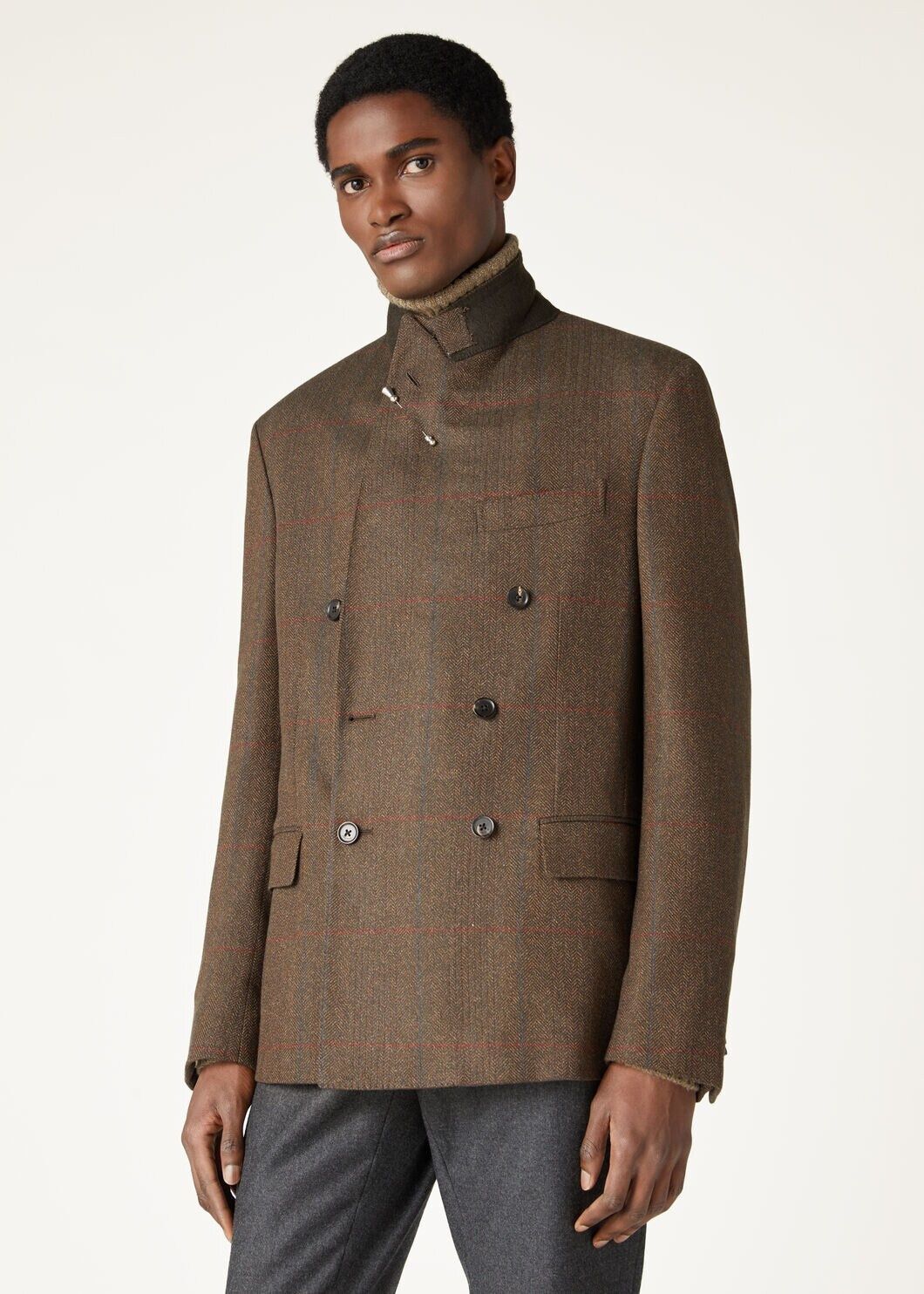 Loro Piana o1w1db10825 FAO6575 Milano Jacket in Brown Size US XL / EU 56 / 4 - 4 Thumbnail