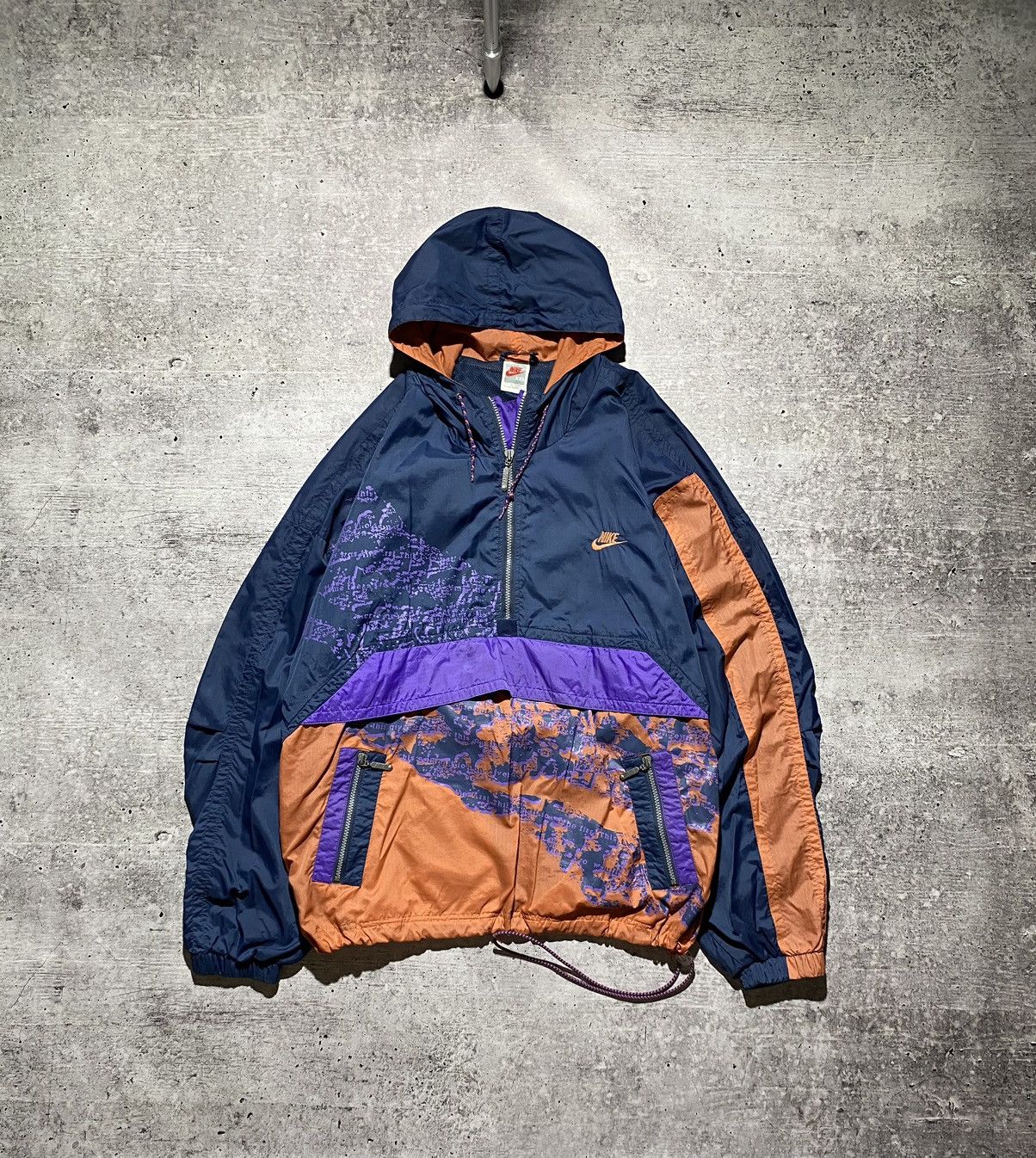 Nike Nike Vintage Multicolor Anorak Jacket Grailed