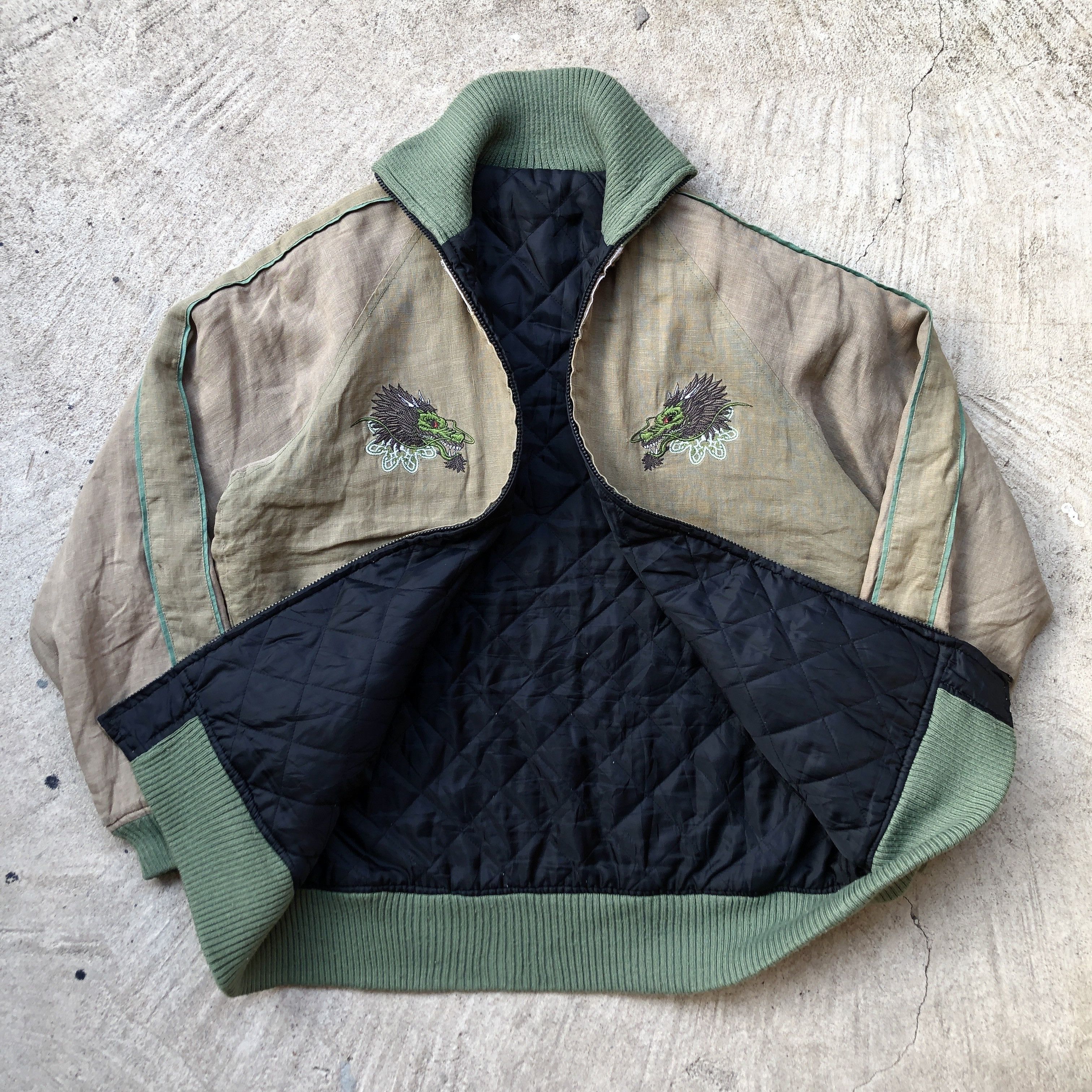 Japanese Brand Vintage SUKAJAN Jacket Tokyo Hemp Connection Size US XL / EU 56 / 4 - 3 Thumbnail