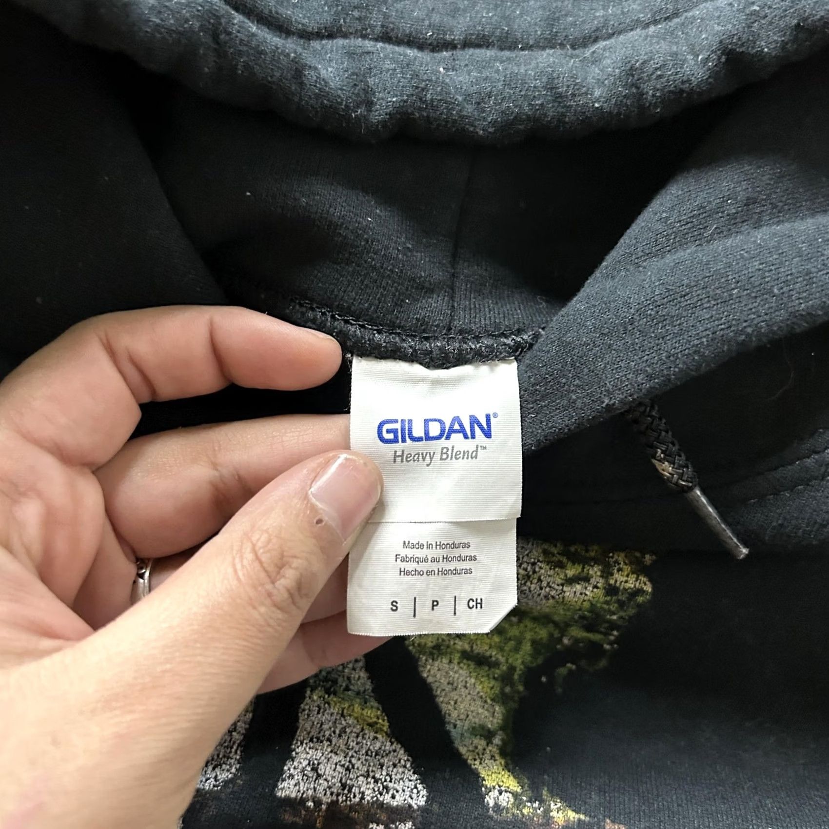Gildan Gildan Mens Hooded Fleece Sweatshirt - Size S Black Coyote Graphic Size US S / EU 44-46 / 1 - 3 Thumbnail